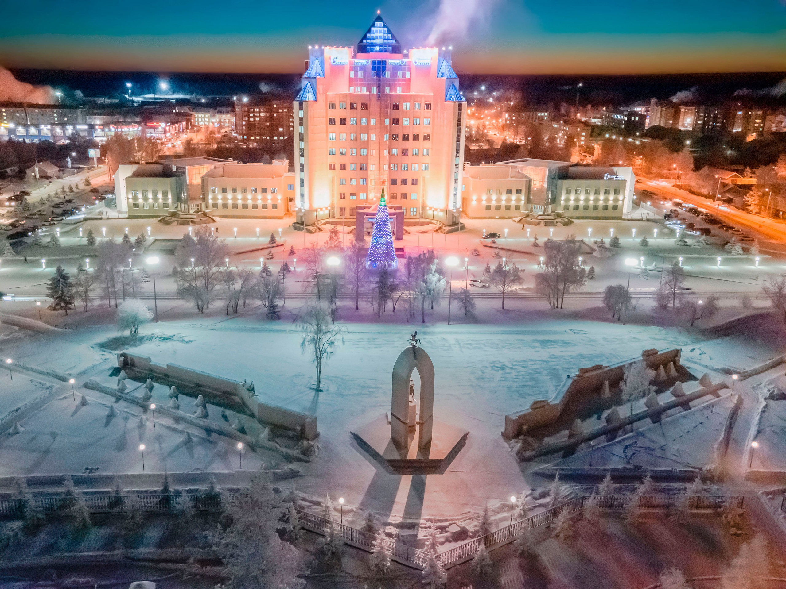 Город с дрона. Фотограф Татьяна Борисова