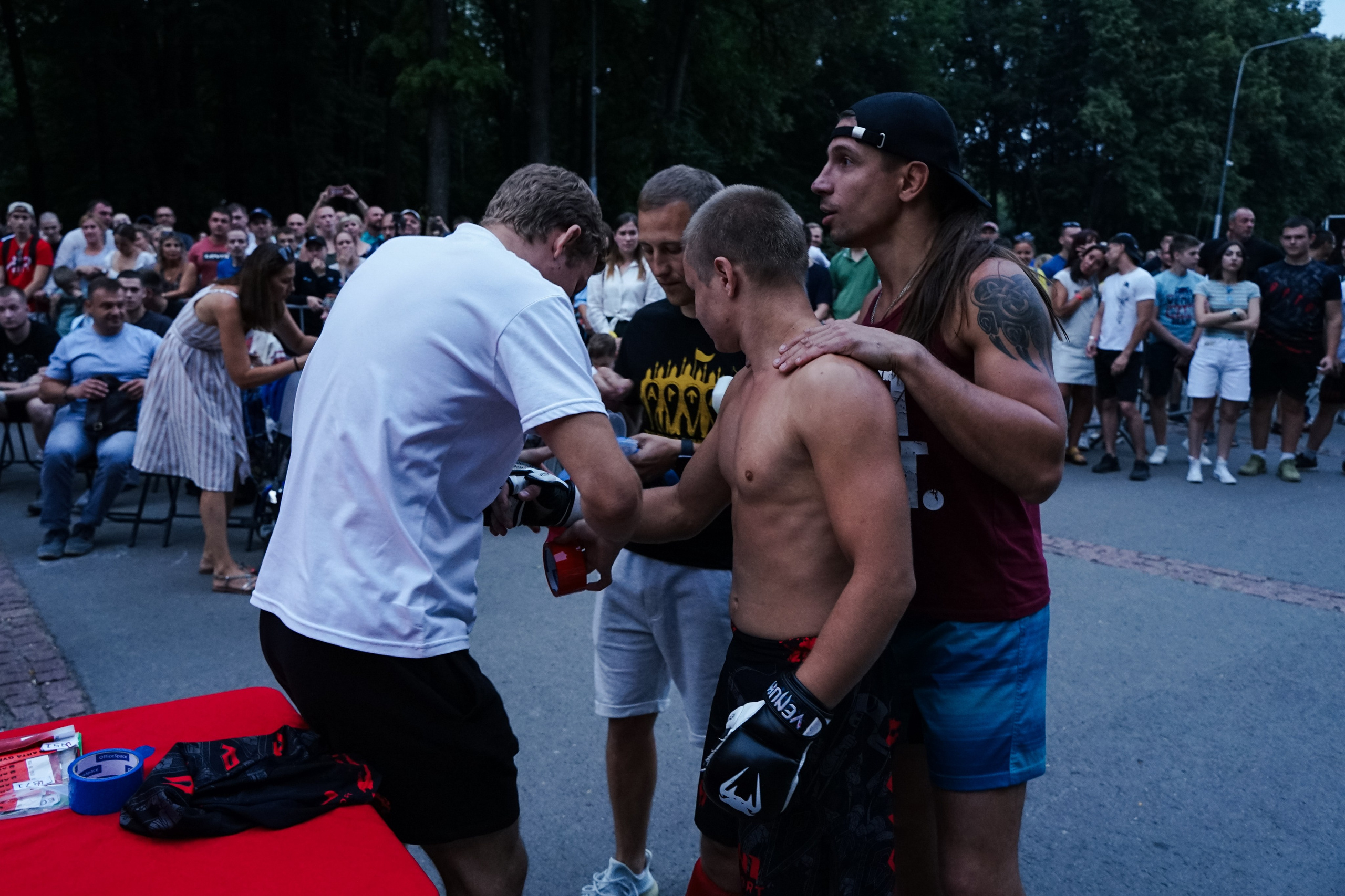 Вечер боев в ЦПКиО. Фотограф Надежда Погребняк | Рязань | Москва
