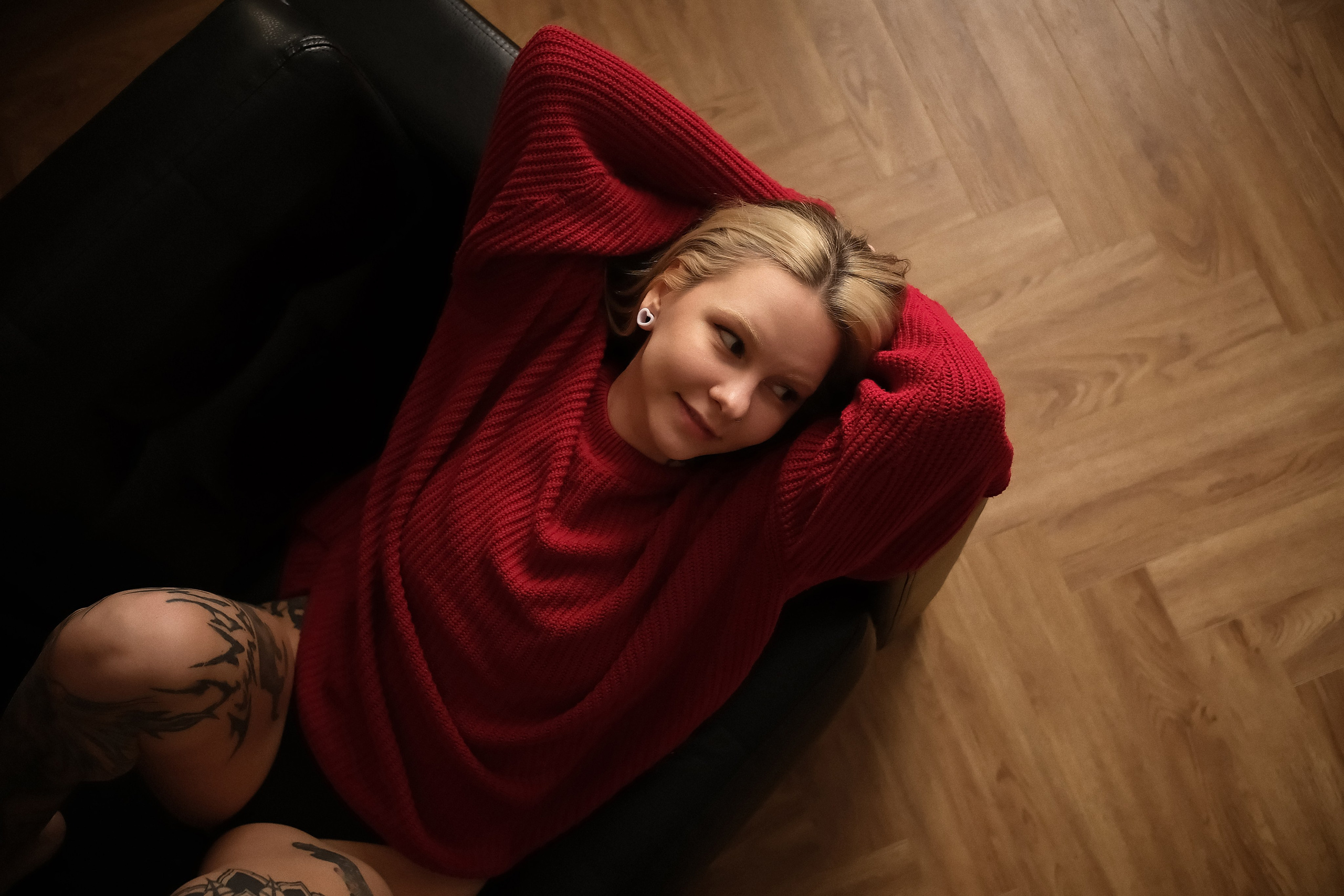 Теплая студийная съемка с Дарьей