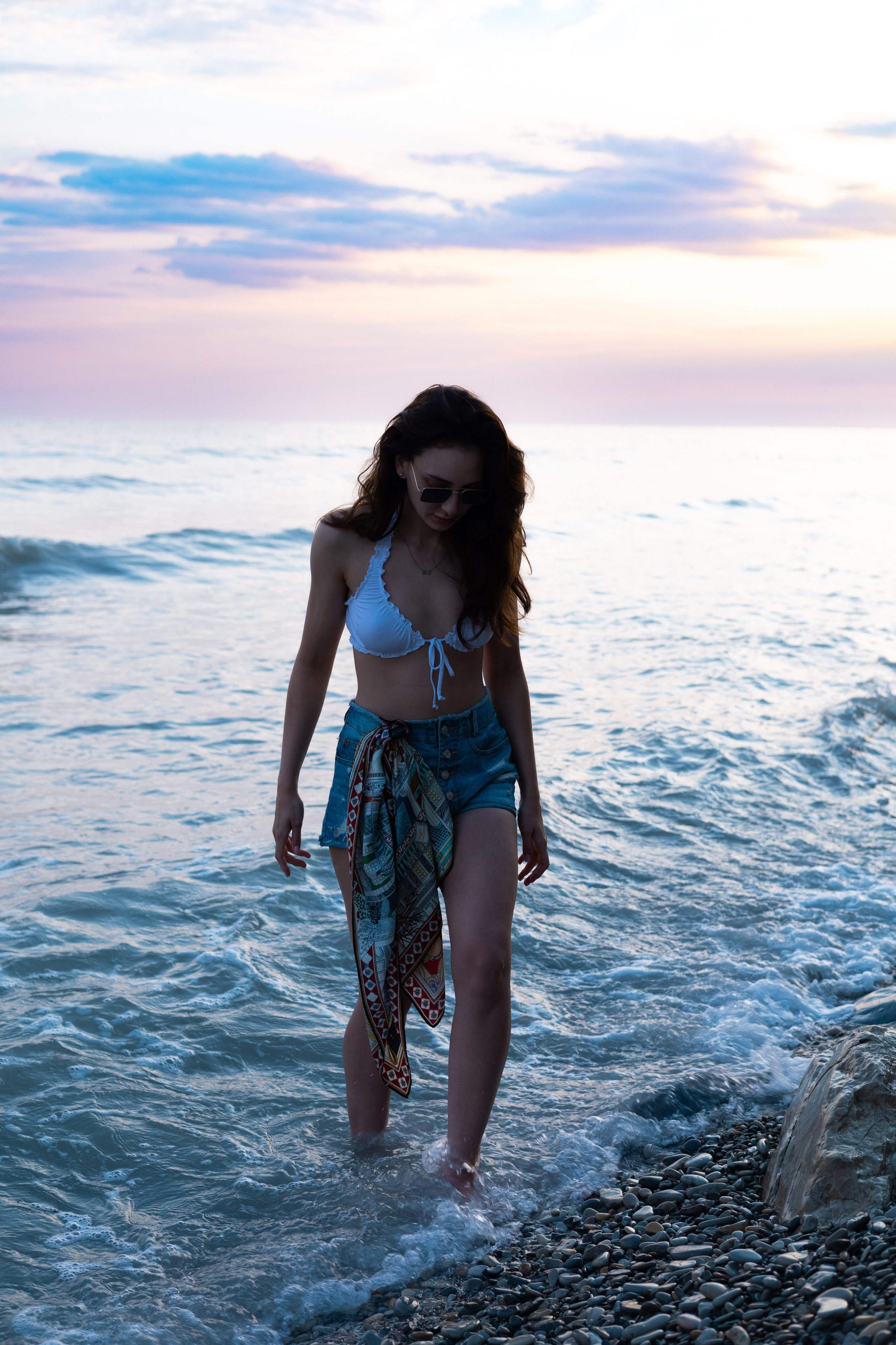 Ксюша, море. Репортажный фотограф Алёна Кантемирова