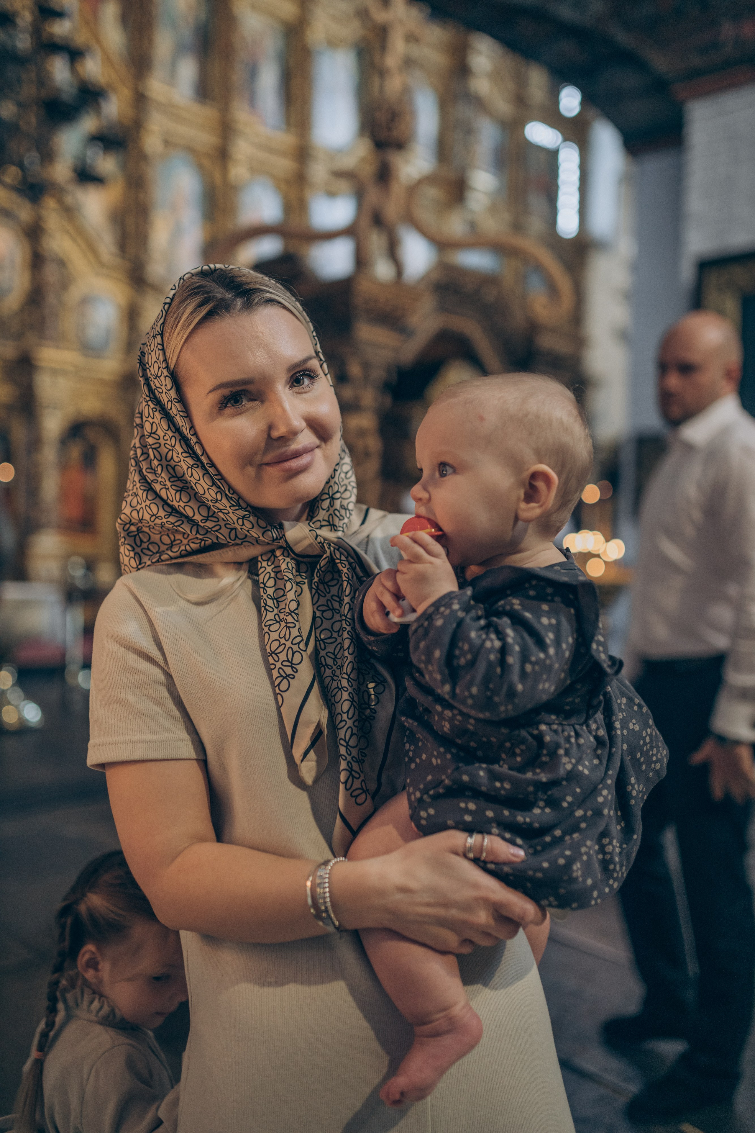 Крещение Марии. Семейный фотограф и фотограф на роды в Ростове-на-Дону Мухина Виктория
