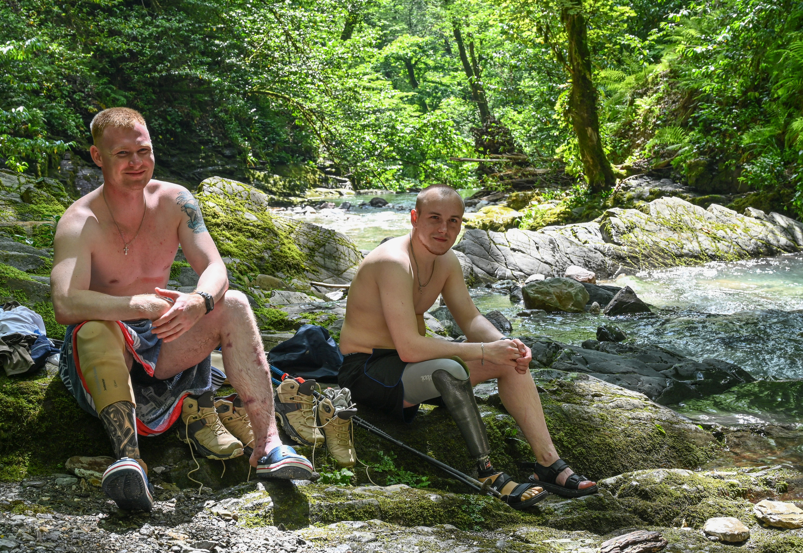 «Спортивно-адаптивный центр «Орто-Спорт» горный туризм. Фотографирую счастливых людей в Сочи