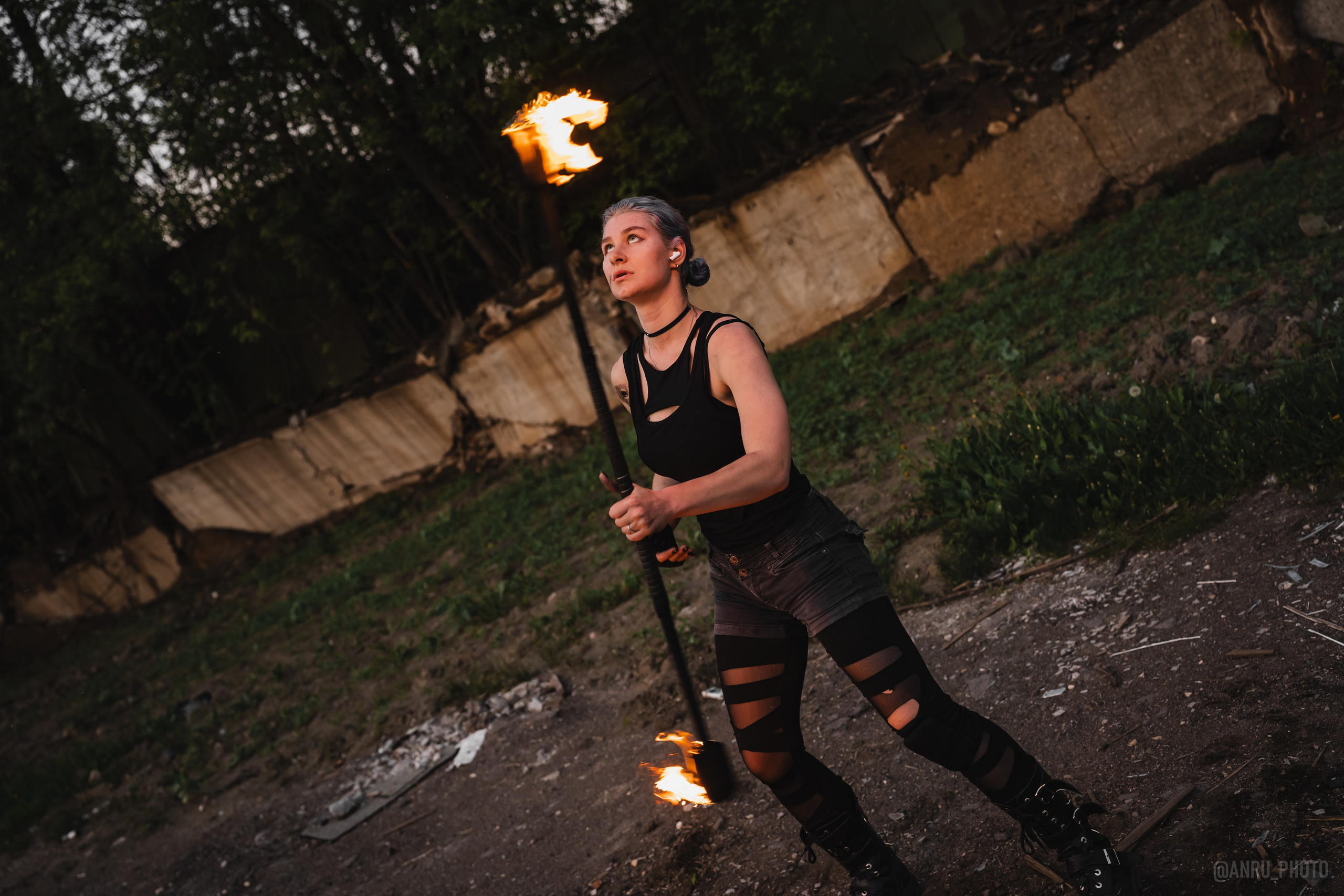 Огненная тренировка. Репортажный фотограф Анастасия Рубцова