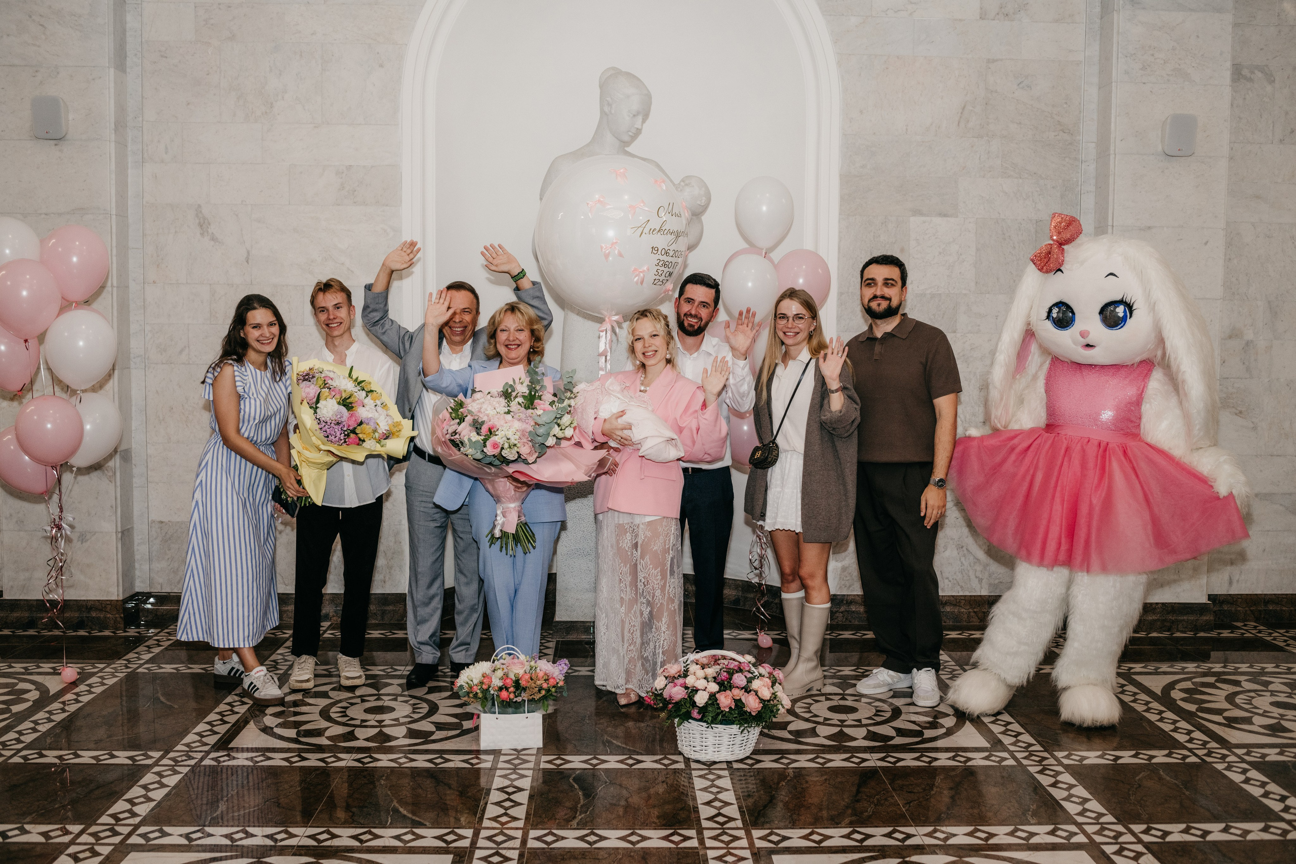Выписка Мии. Фотограф на выписку из роддома в Москве и МО