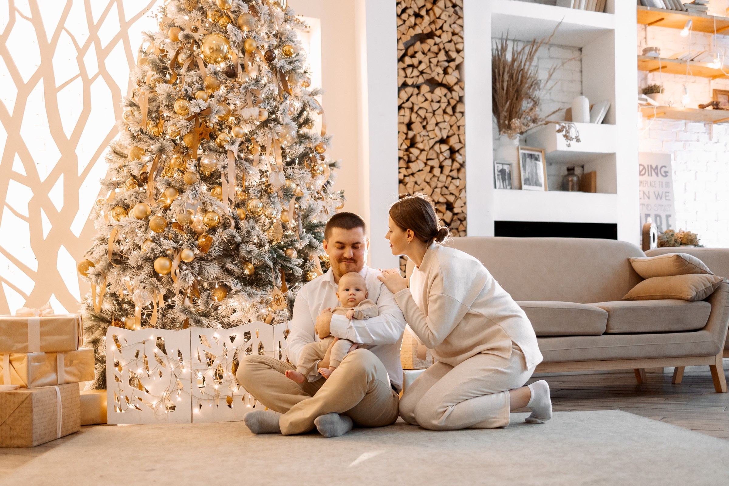 Новогодняя нежность. Семейный Фотограф в Москве Евгения Симоненко