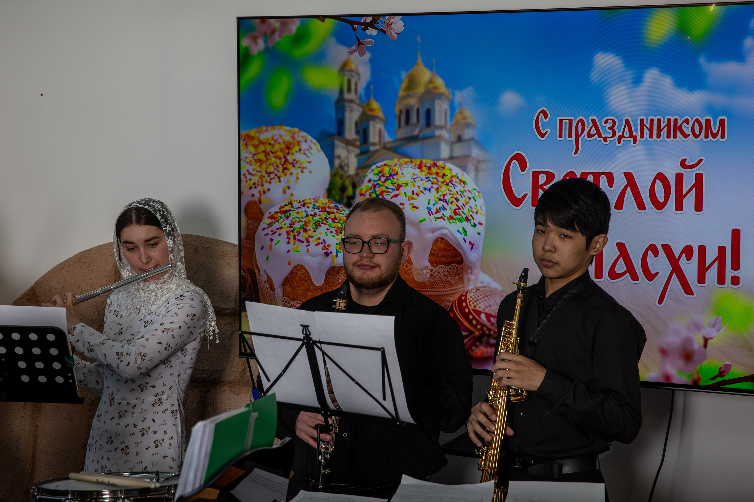 Пасхальный концерт Воскресная школа 2025. Фотограф Таинств Крещение и Венчания г. Магадан Власова Ульяна