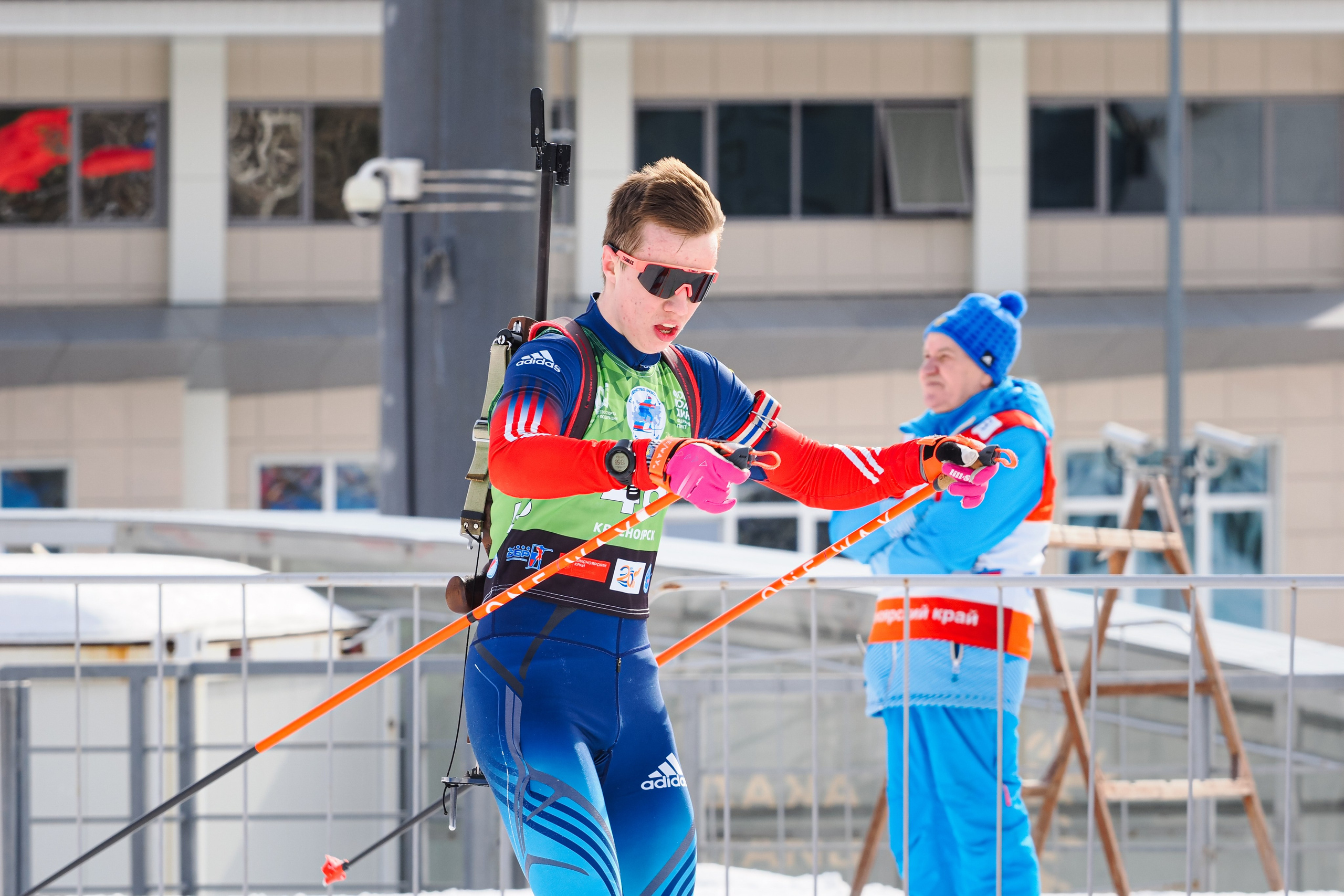 Биатлон / Первенство России. Репортажный фотограф Алексей Козьмин
