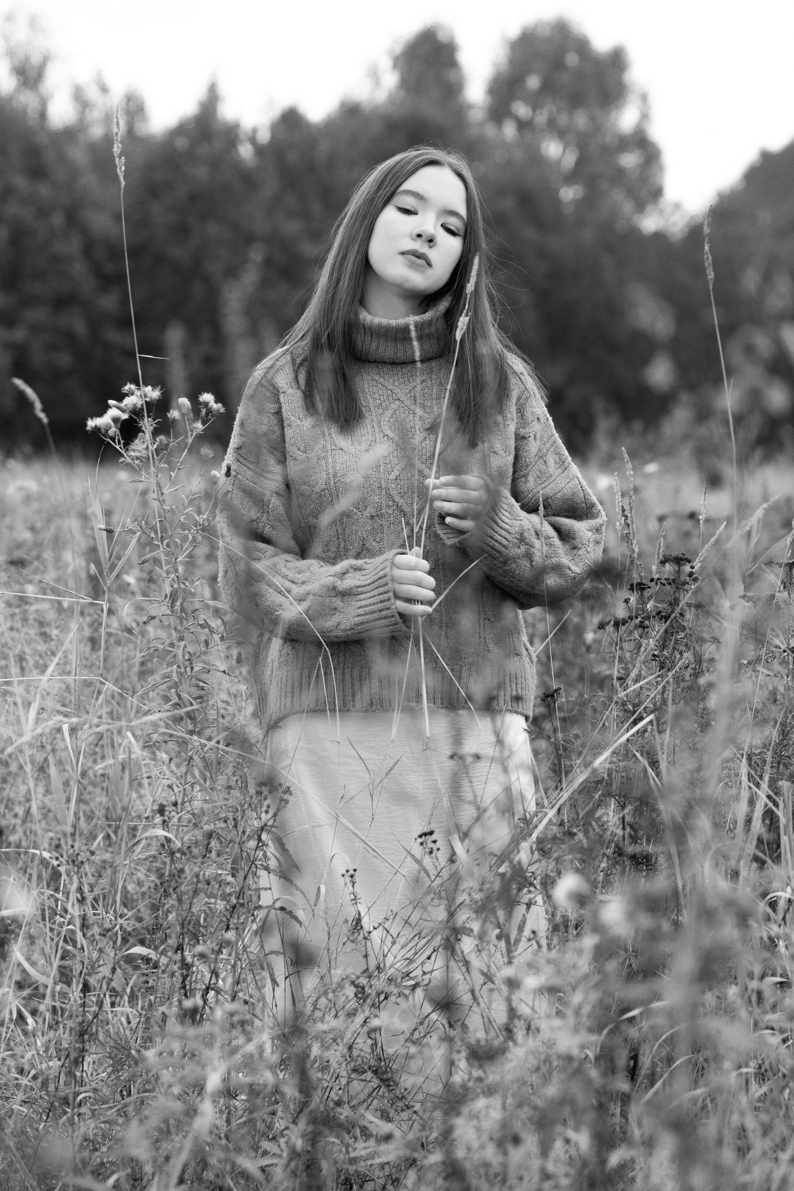 Прогулка в поле осенью. Фотограф в Санкт-Петербурге Вагнер Юлия