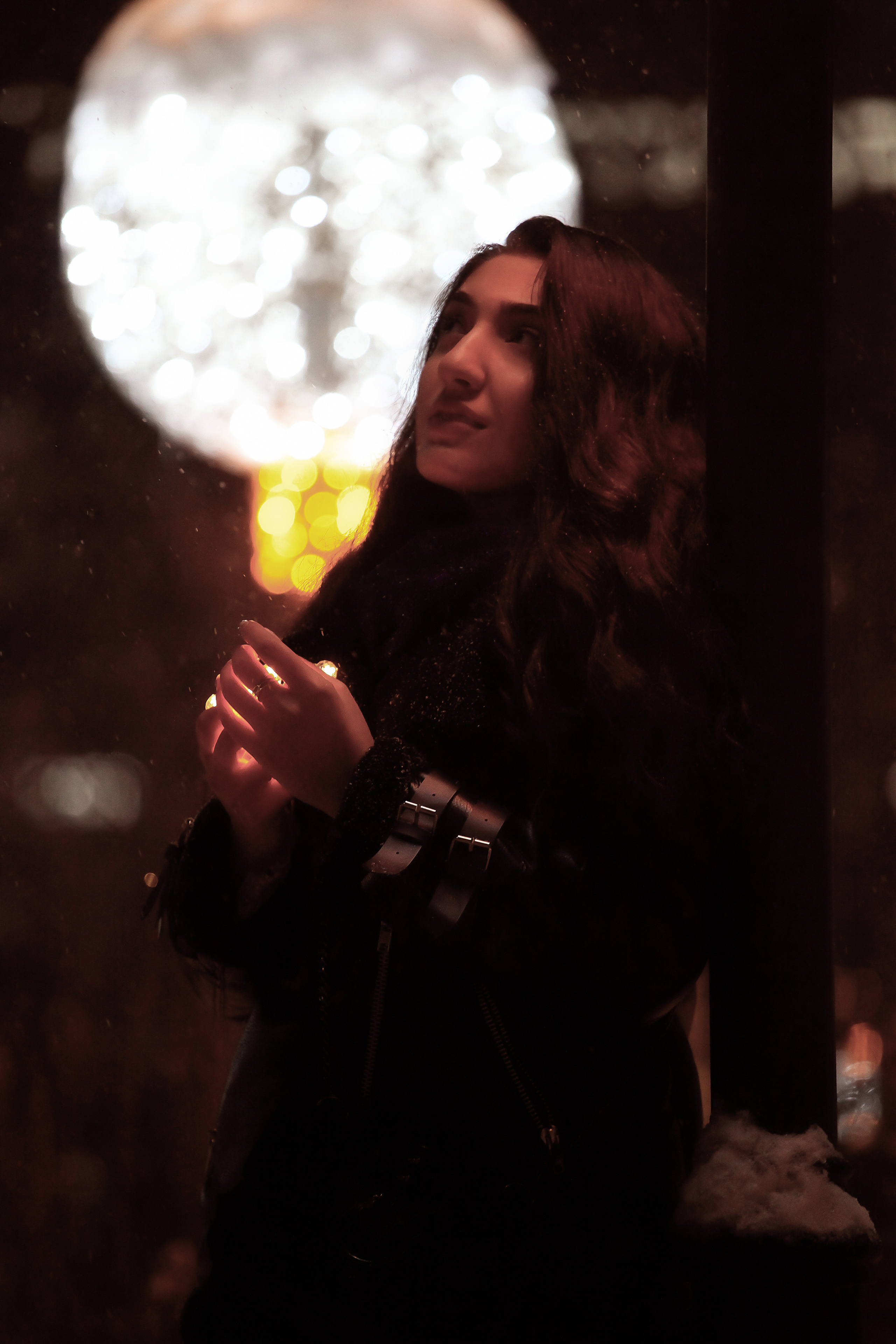 Ночной проспект. Семейный фотограф в городе Саратове — Анна