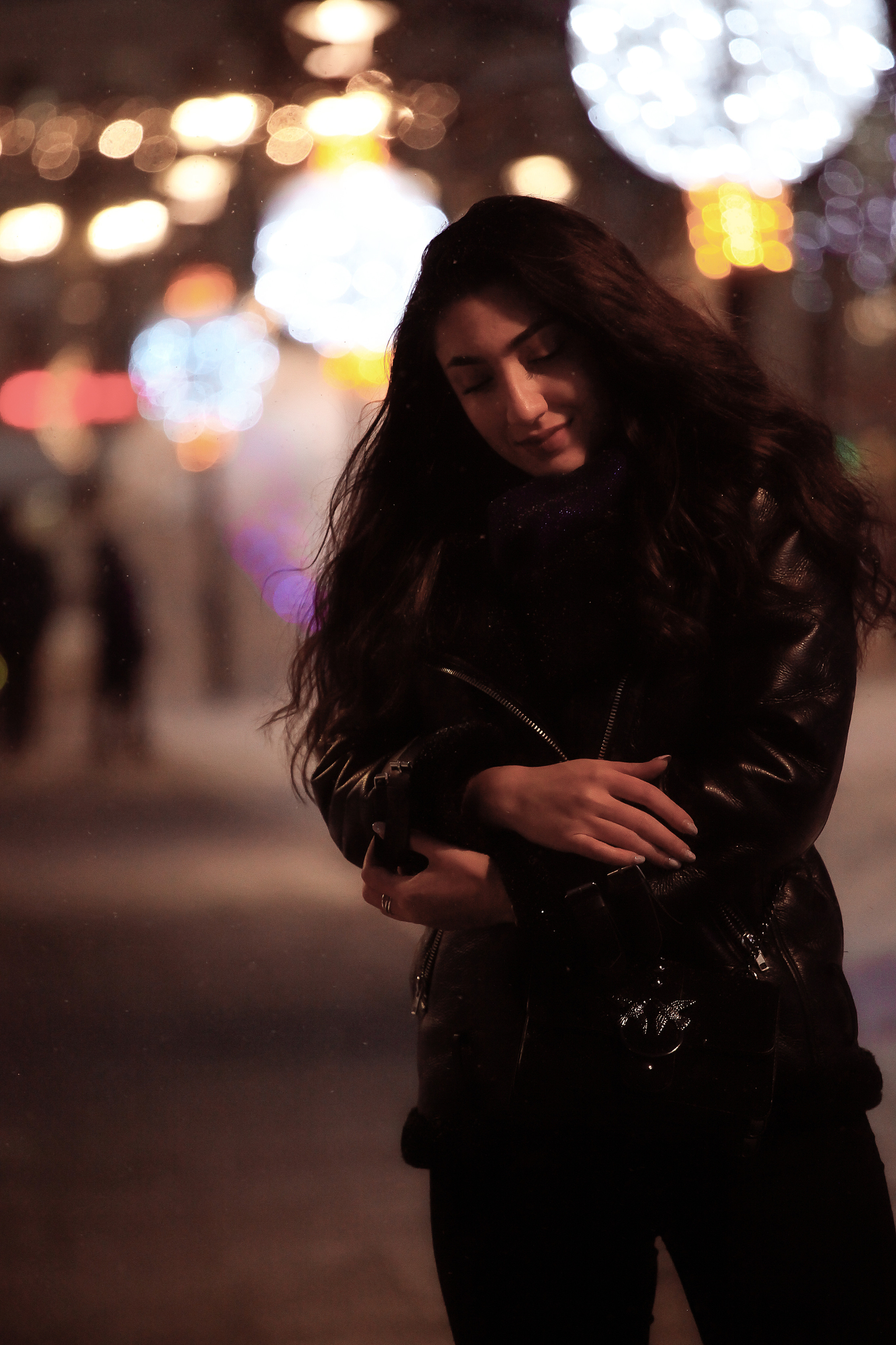 Ночной проспект. Семейный фотограф в городе Саратове — Анна