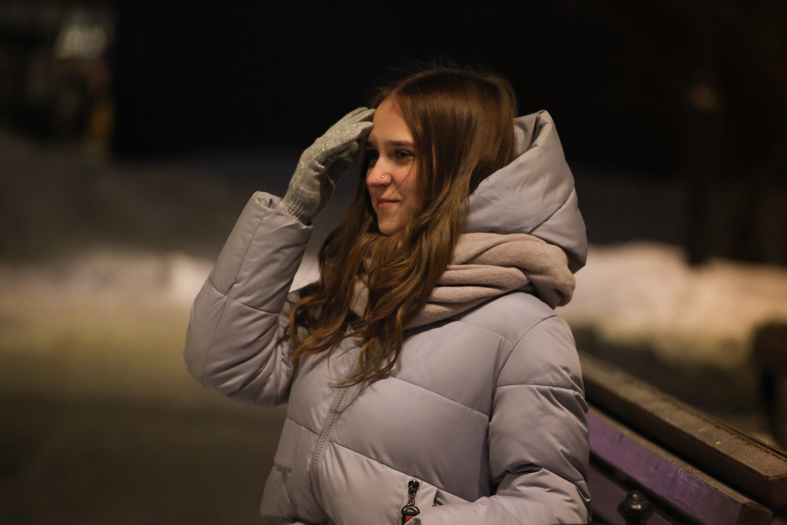 Морозная прогулка. Семейный фотограф в городе Саратове — Анна