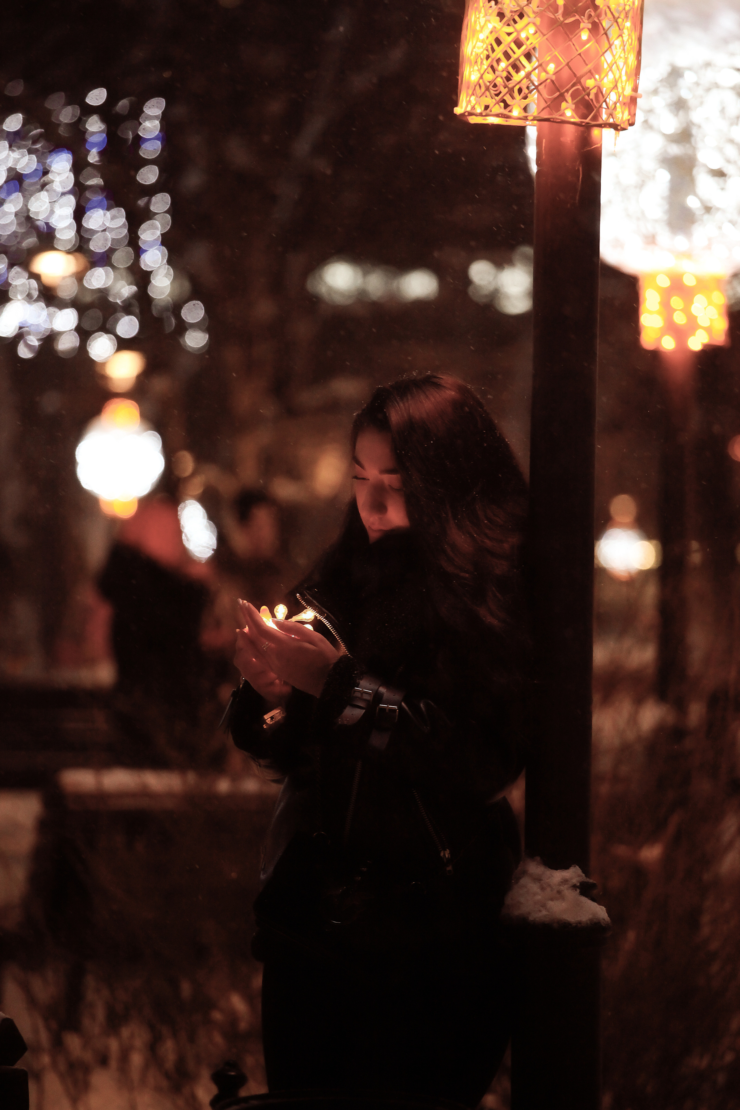 Ночной проспект. Семейный фотограф в городе Саратове — Анна