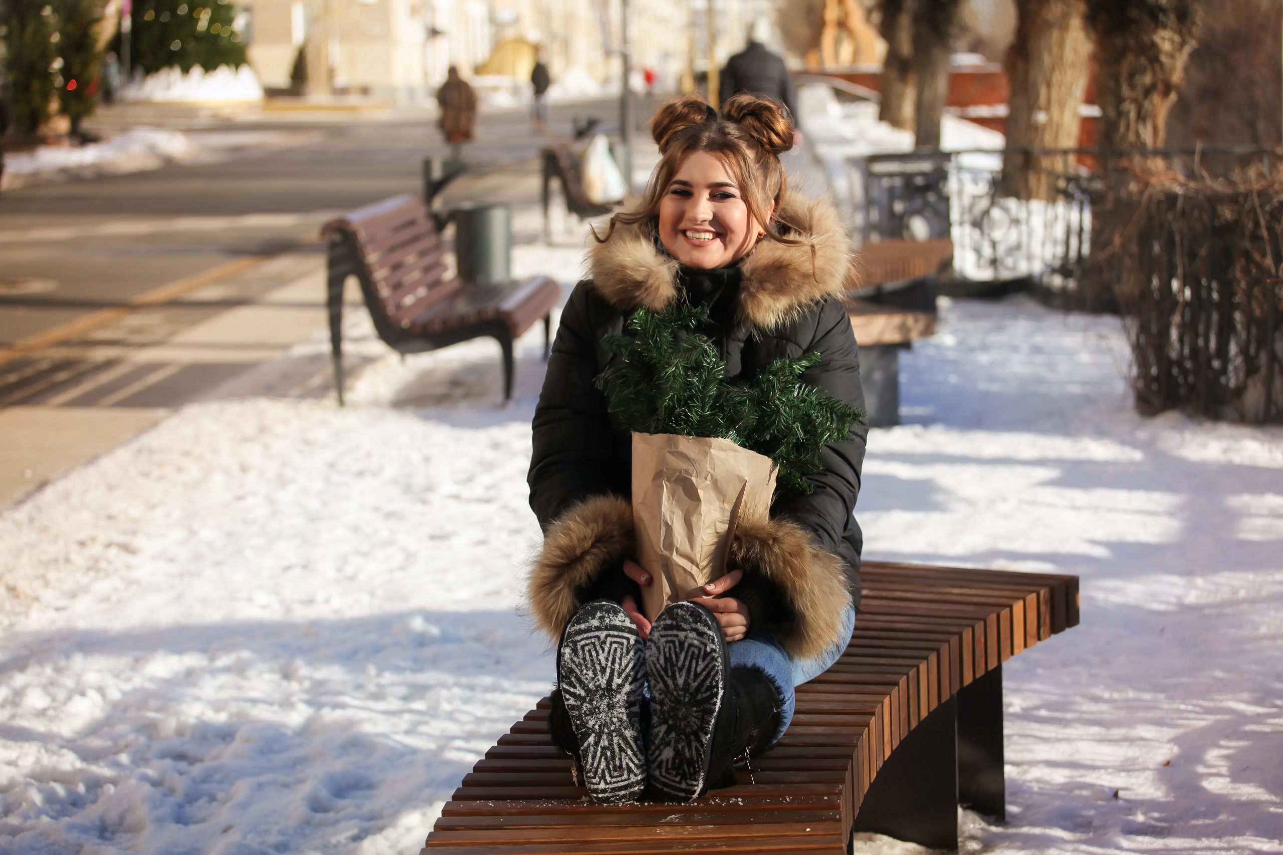 Рождественские выходные. Семейный фотограф в городе Саратове — Анна