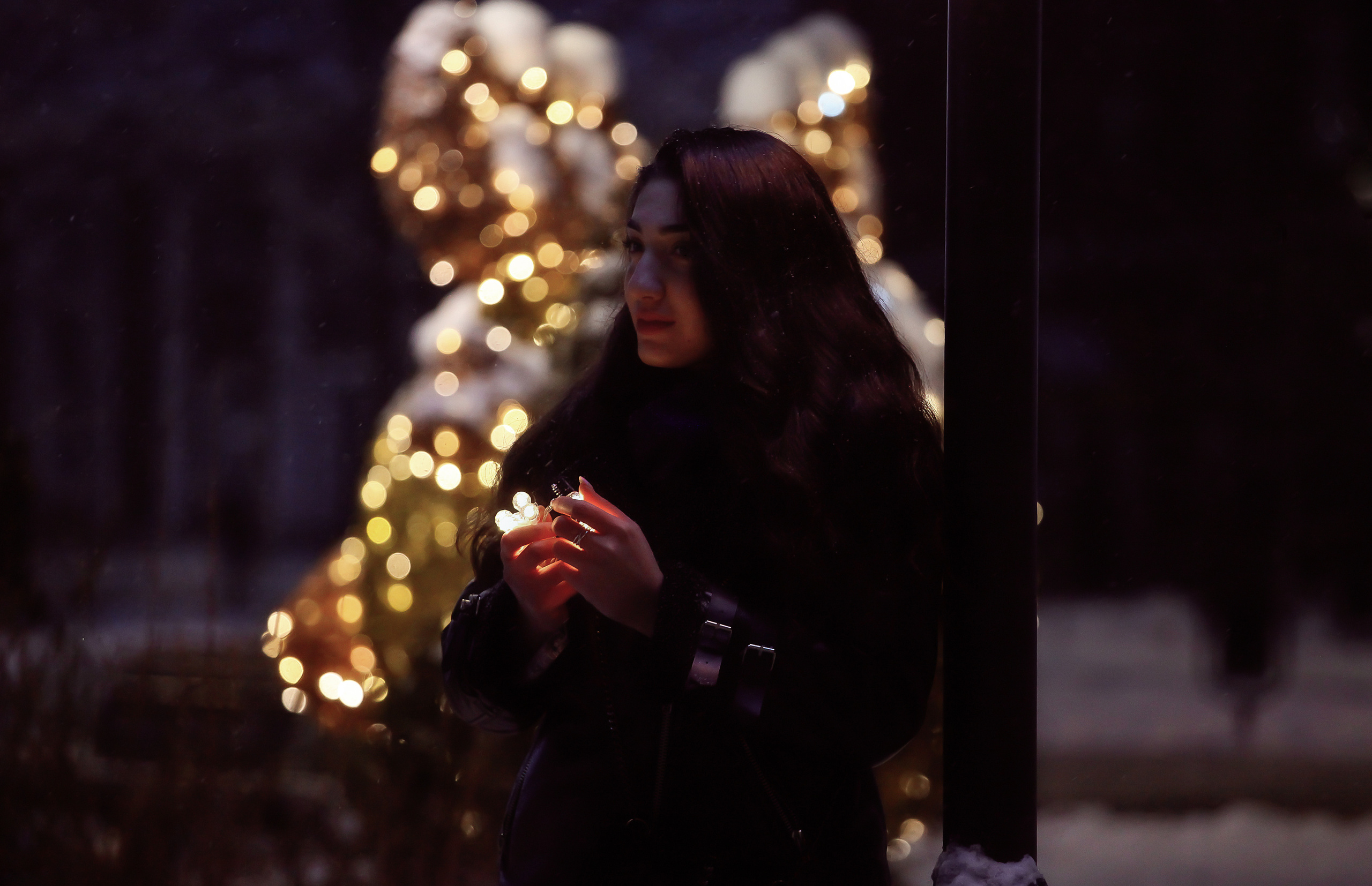 Ночной проспект. Семейный фотограф в городе Саратове — Анна