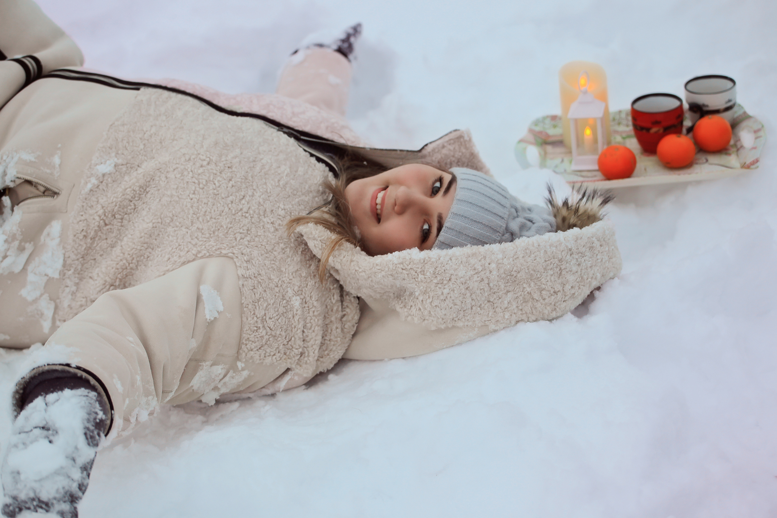Зимняя сказка в лесу. Семейный фотограф в городе Саратове — Анна