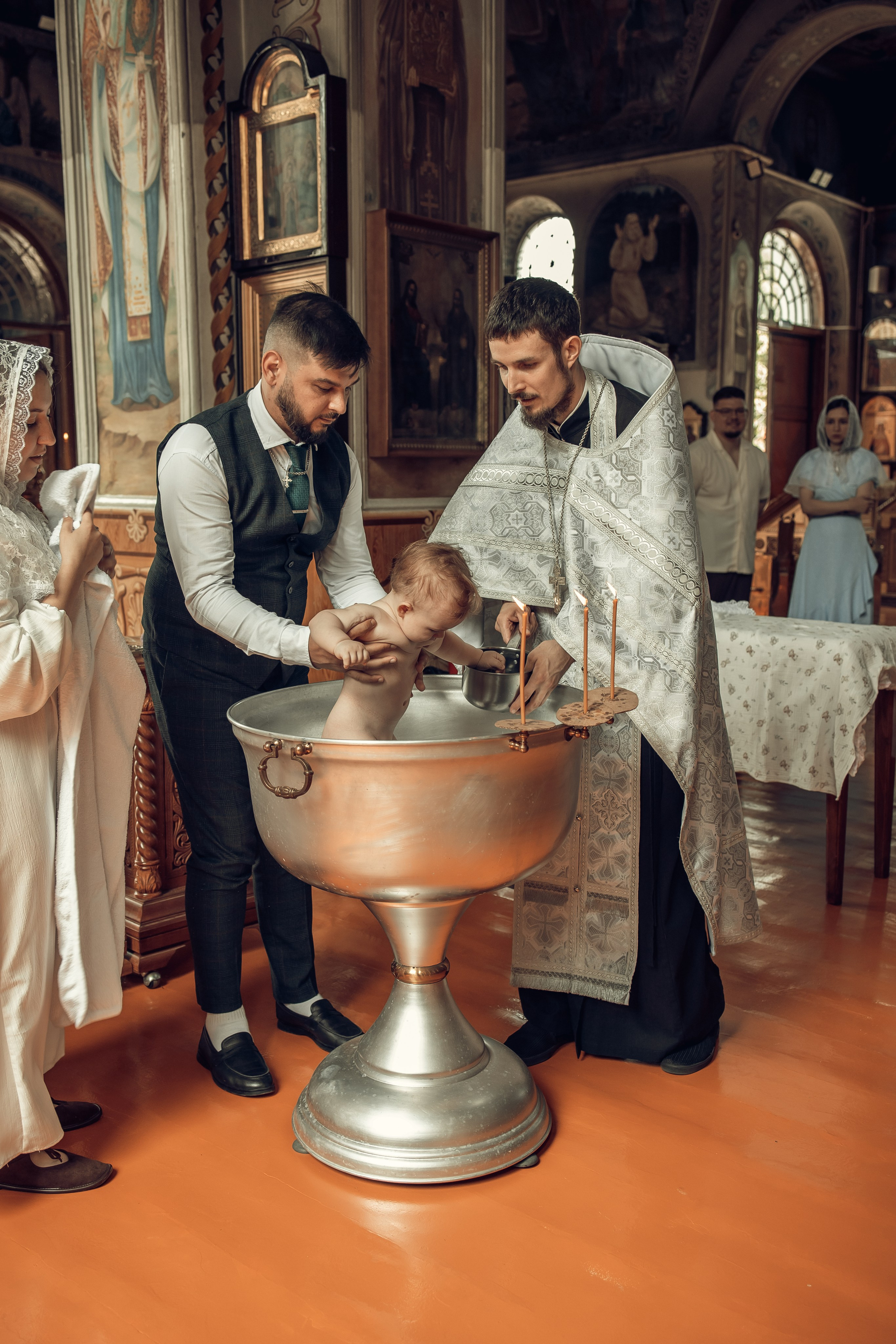 Таинство Крещения Василисы. Свято-Успенский храм. Свадебный фотограф Краснодар Инна Кириенко