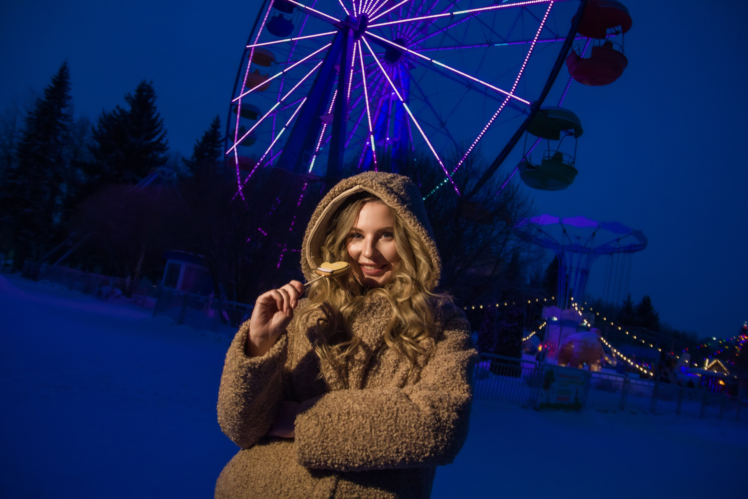 Морозный день. Женский портрет и немного больше в Санкт-Петербурге