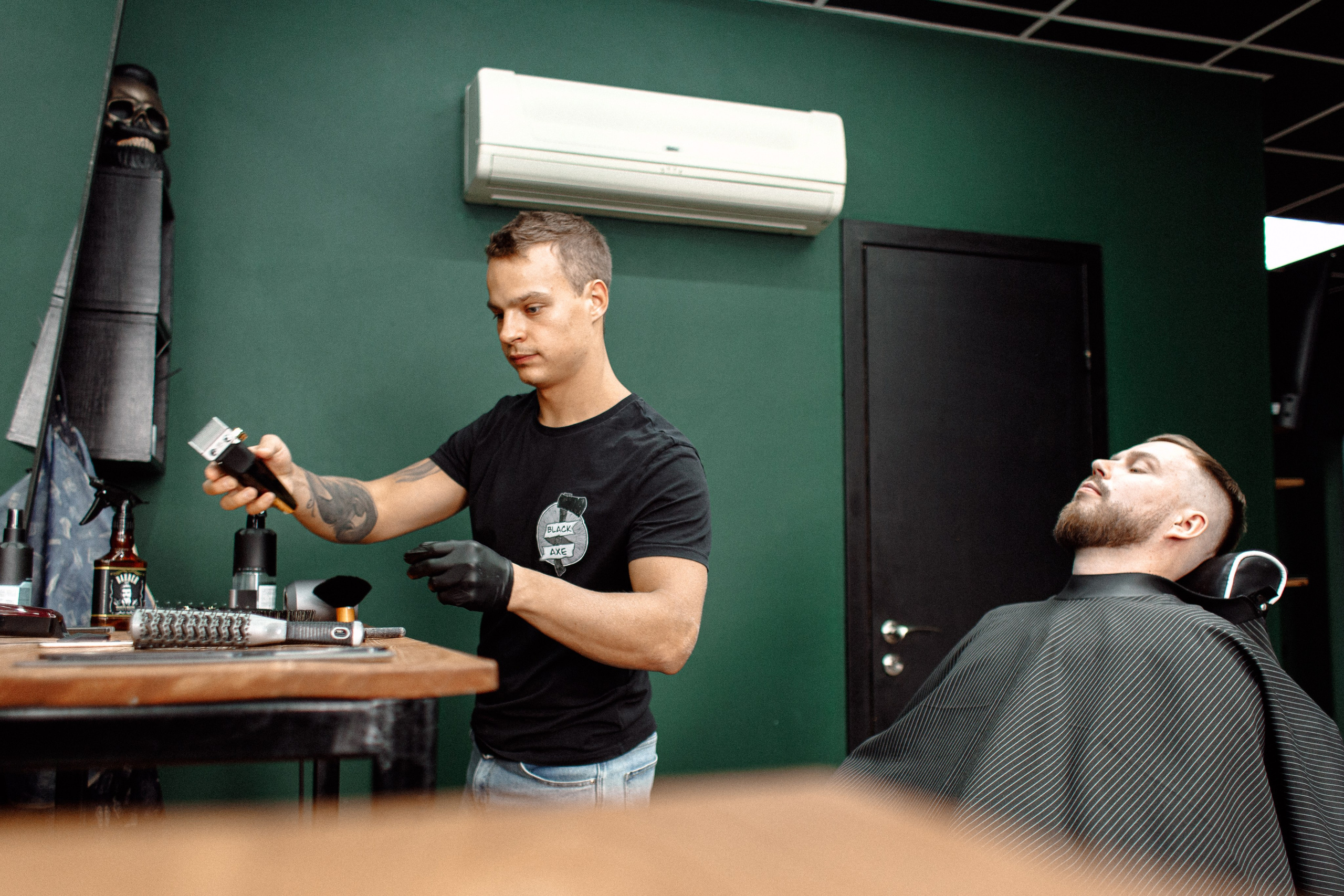 Съёмка барбершопа в Нижнем Новгороде.