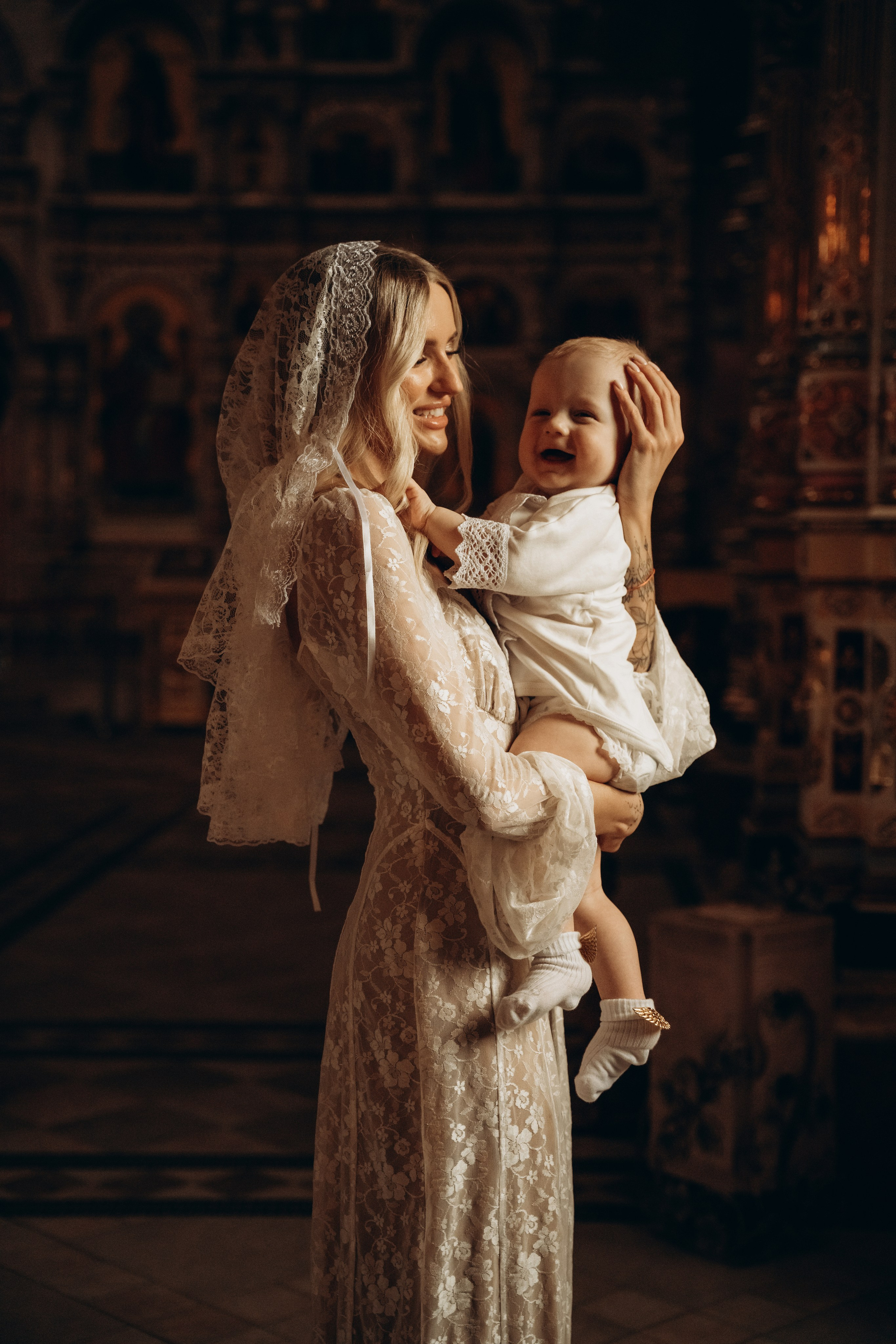 Крещение Тёмы. Фотограф Мария Миллс | Минск