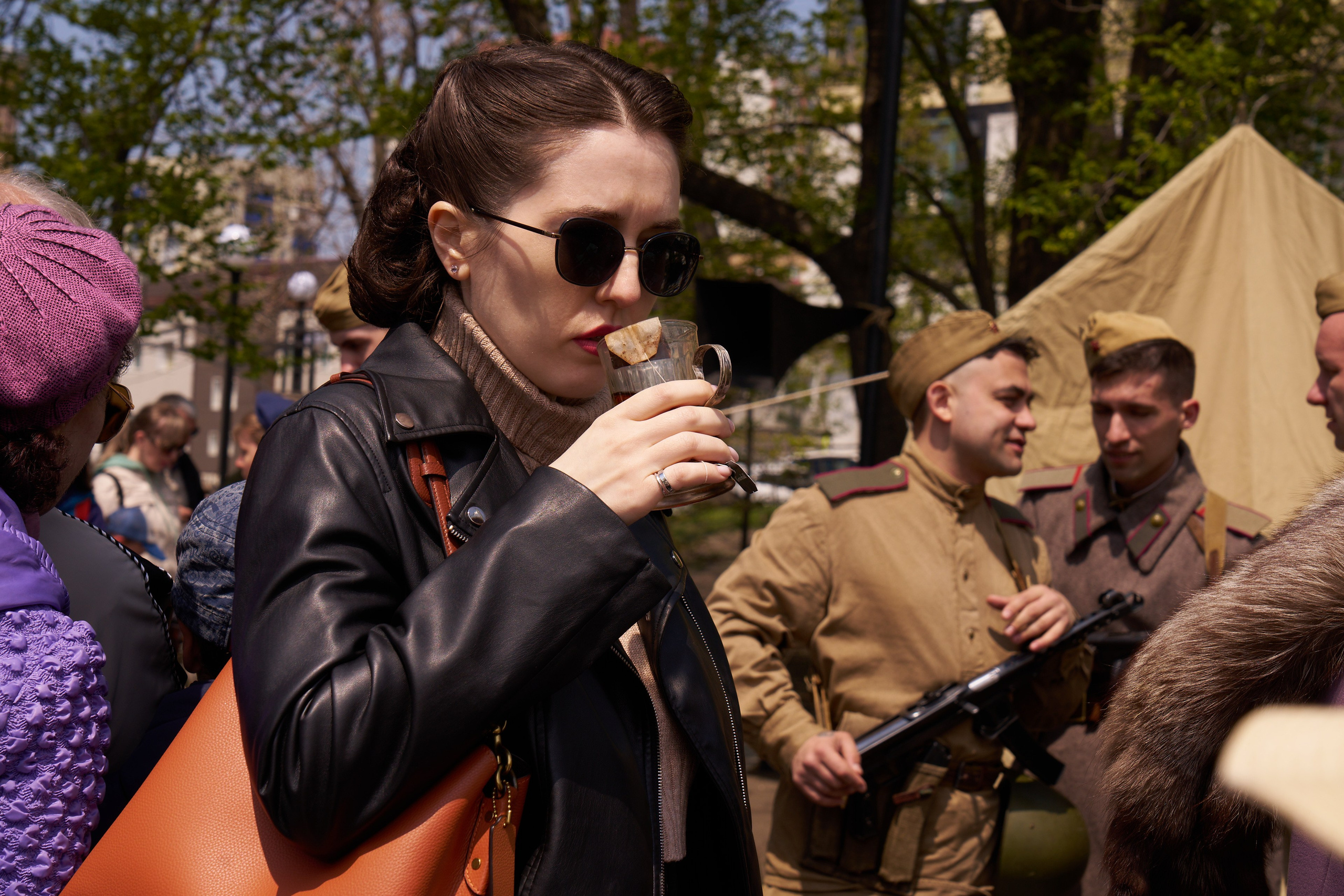 Реконструкция, посвящённая 9 мая. Профессиональный репортажный фотограф Инесса Иминова