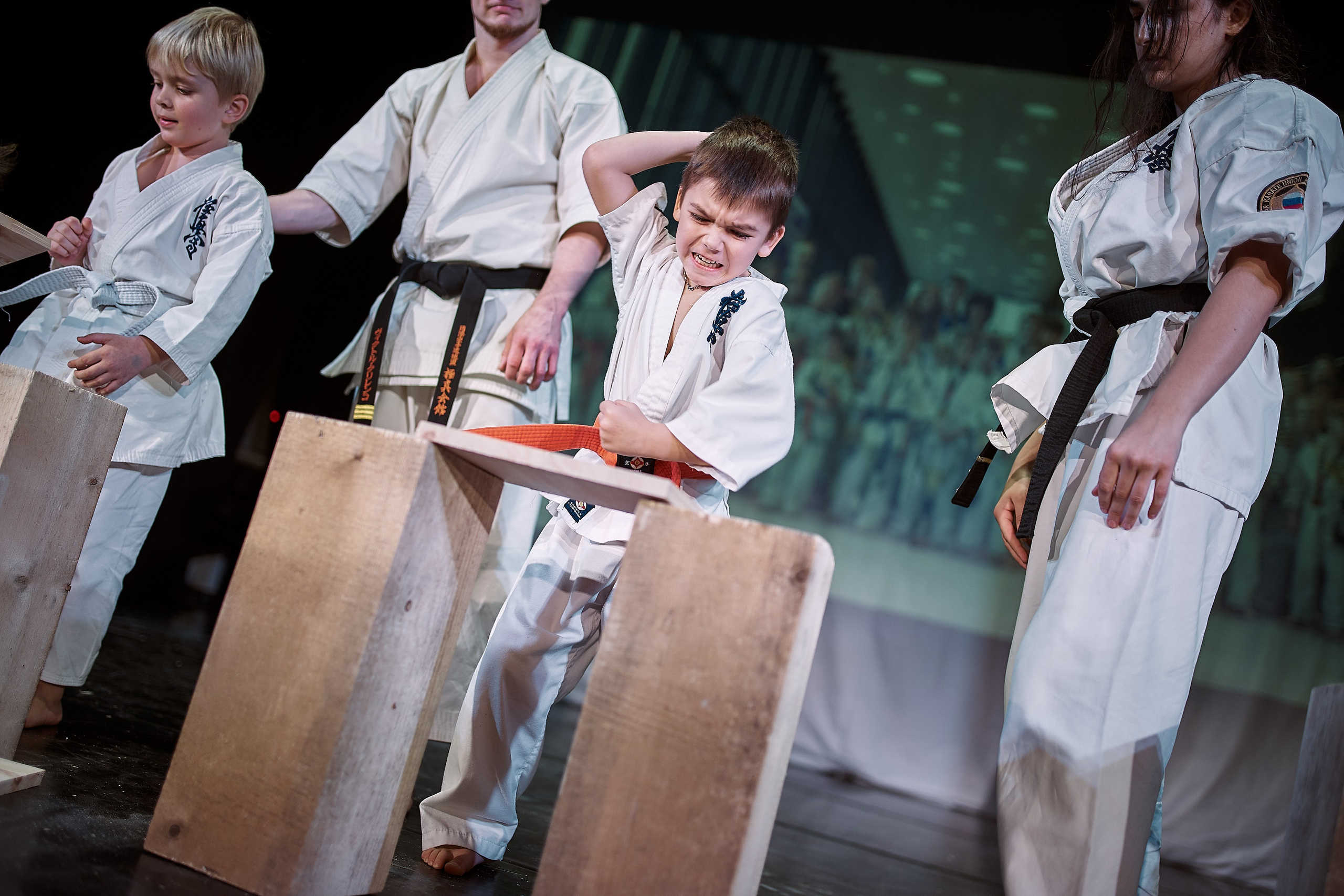 Репортаж награждения по дисциплине киокушин каратэ. Репортажный фотограф Ирина Курманаева