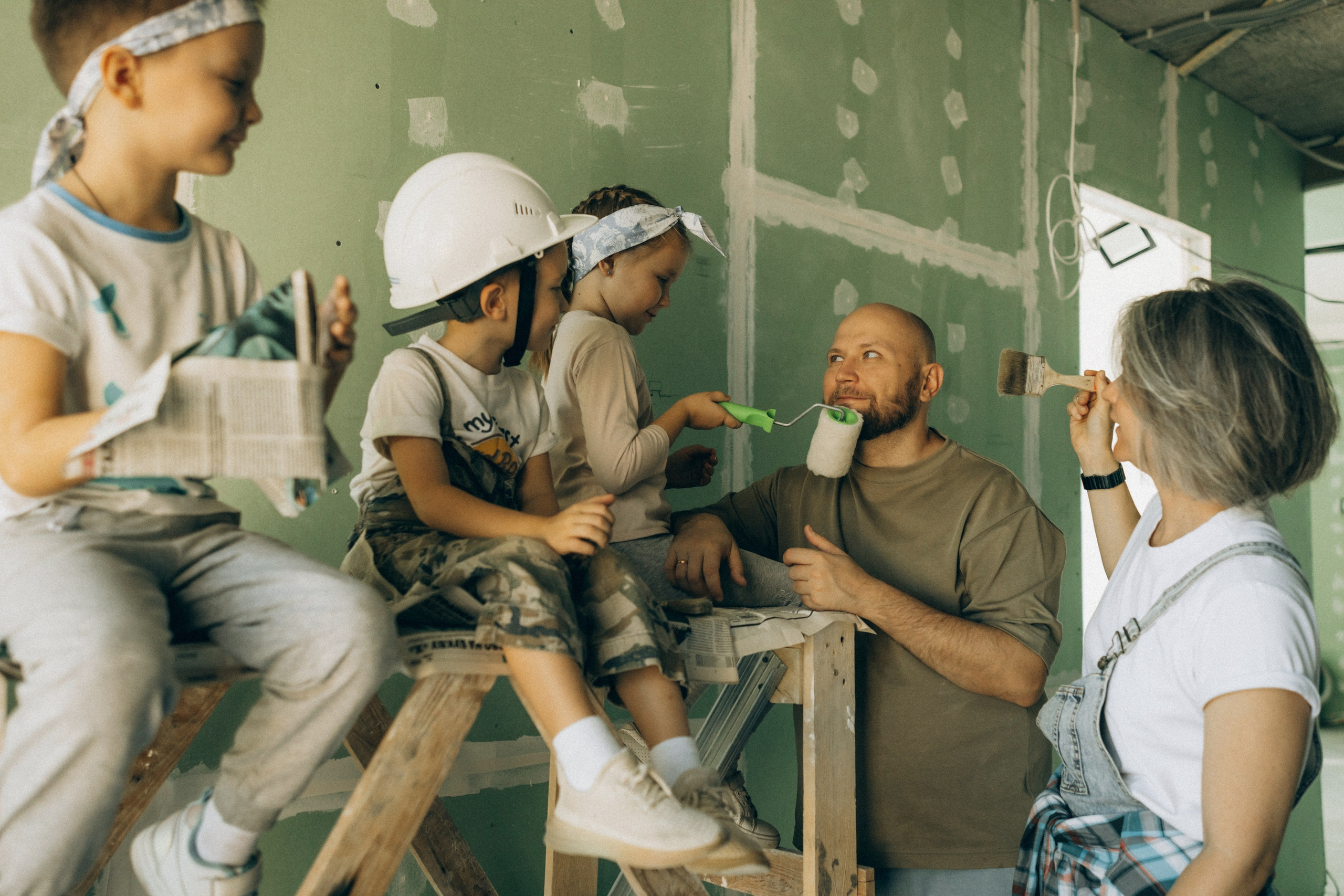 Дима, Саша, Николь, Лев и Богдан. Семейный фотограф и детский фотограф в Волгограде Алеся Бутакова — дет