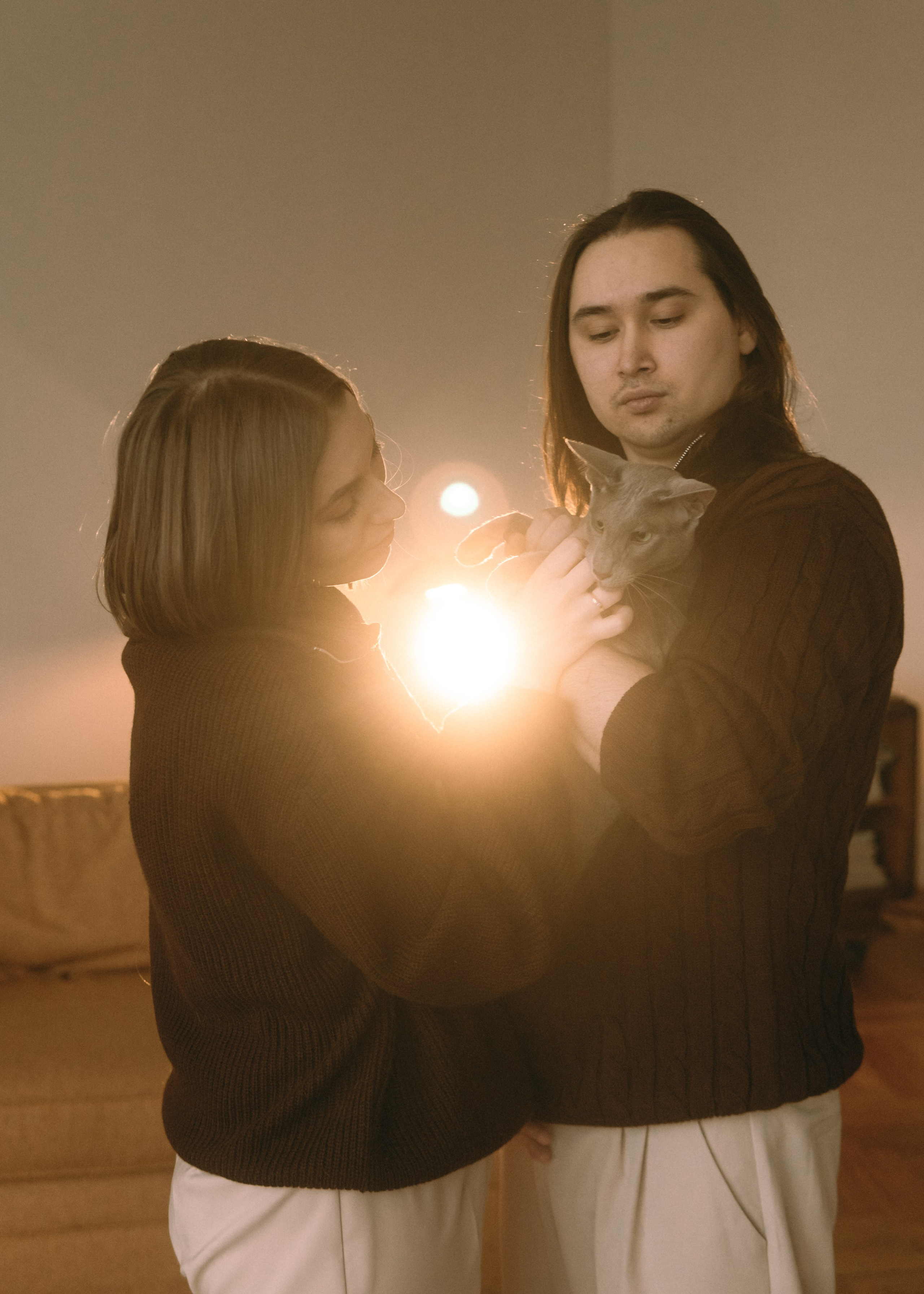 Амина, Булат и Орион. Фотограф-анималист Ксения Воробьева, Москва