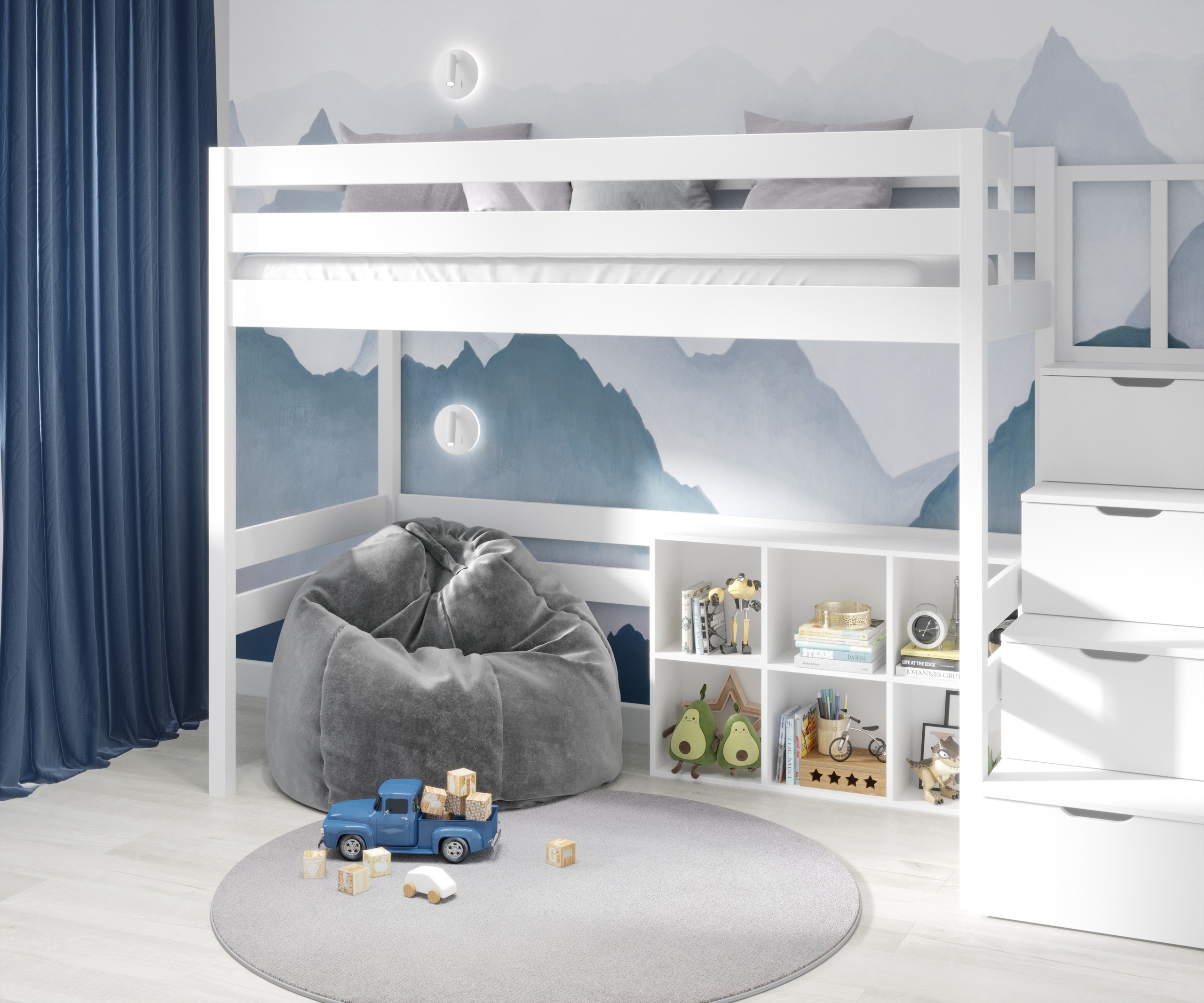 Дизайн - проект для семьи с яркими акцентами в интерьере. Анастасия Дремина DREMINA INTERIORS