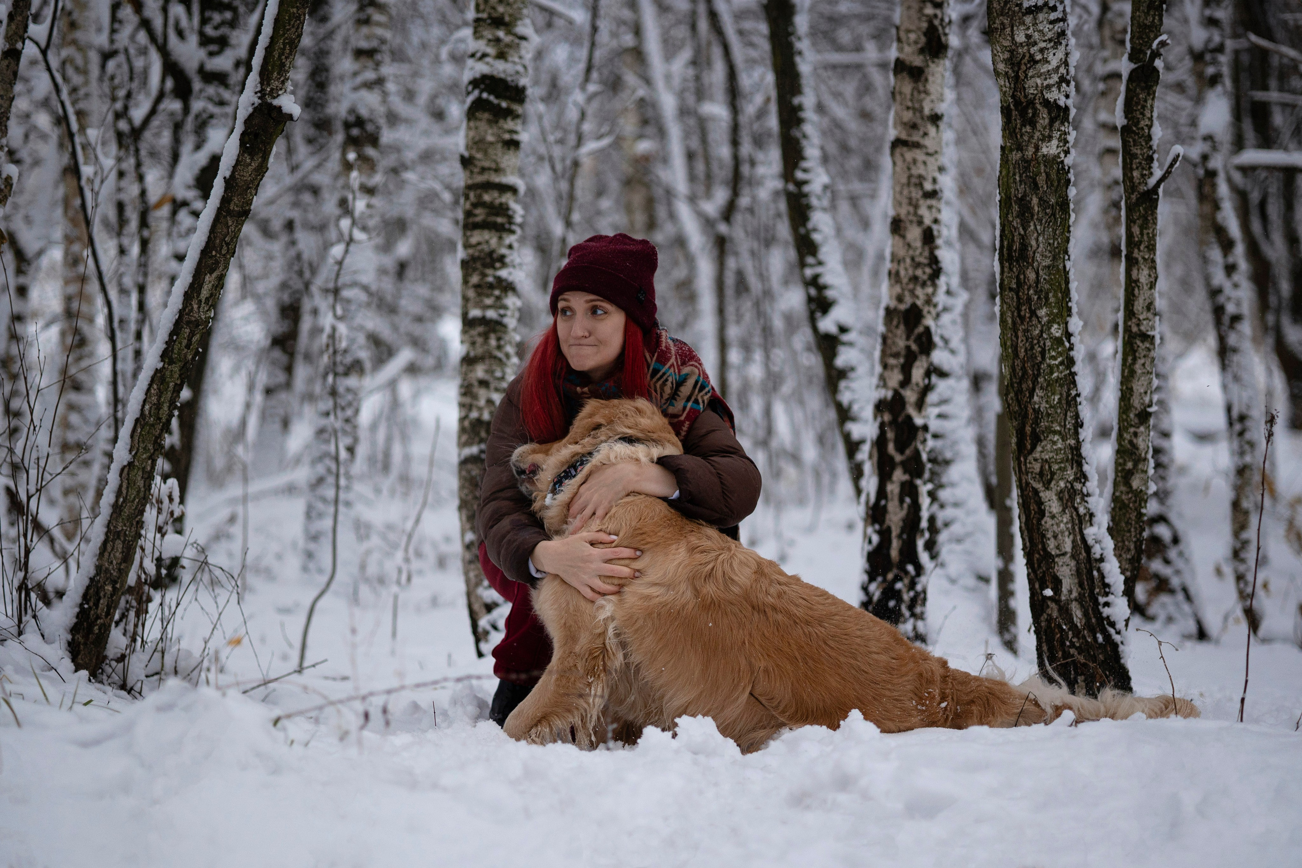 Съемка с собакой. Анастасия Белаш
