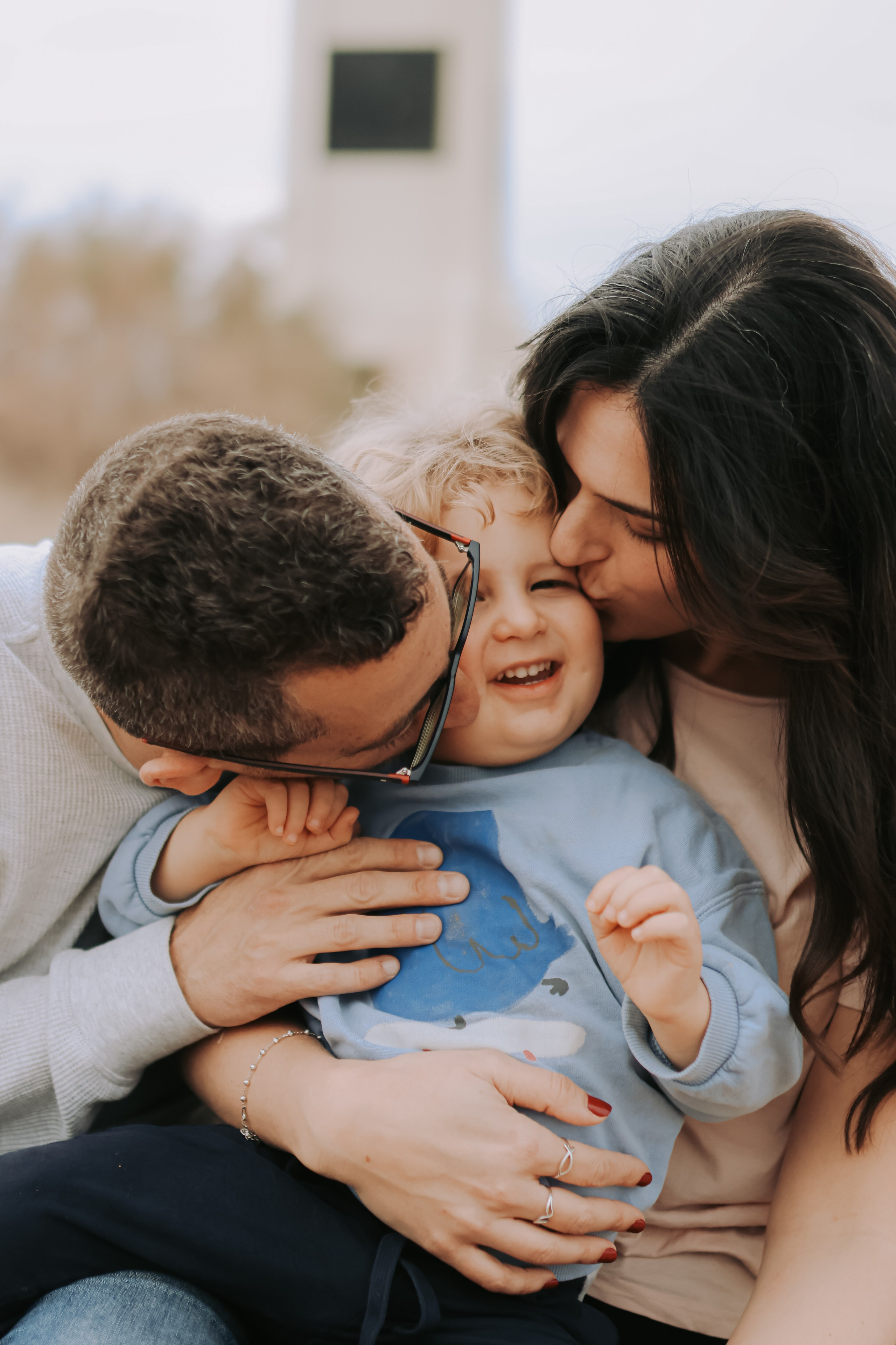 Eithan's family, Tel Aviv | February 2026. Photographer in Israel Alice Milchin