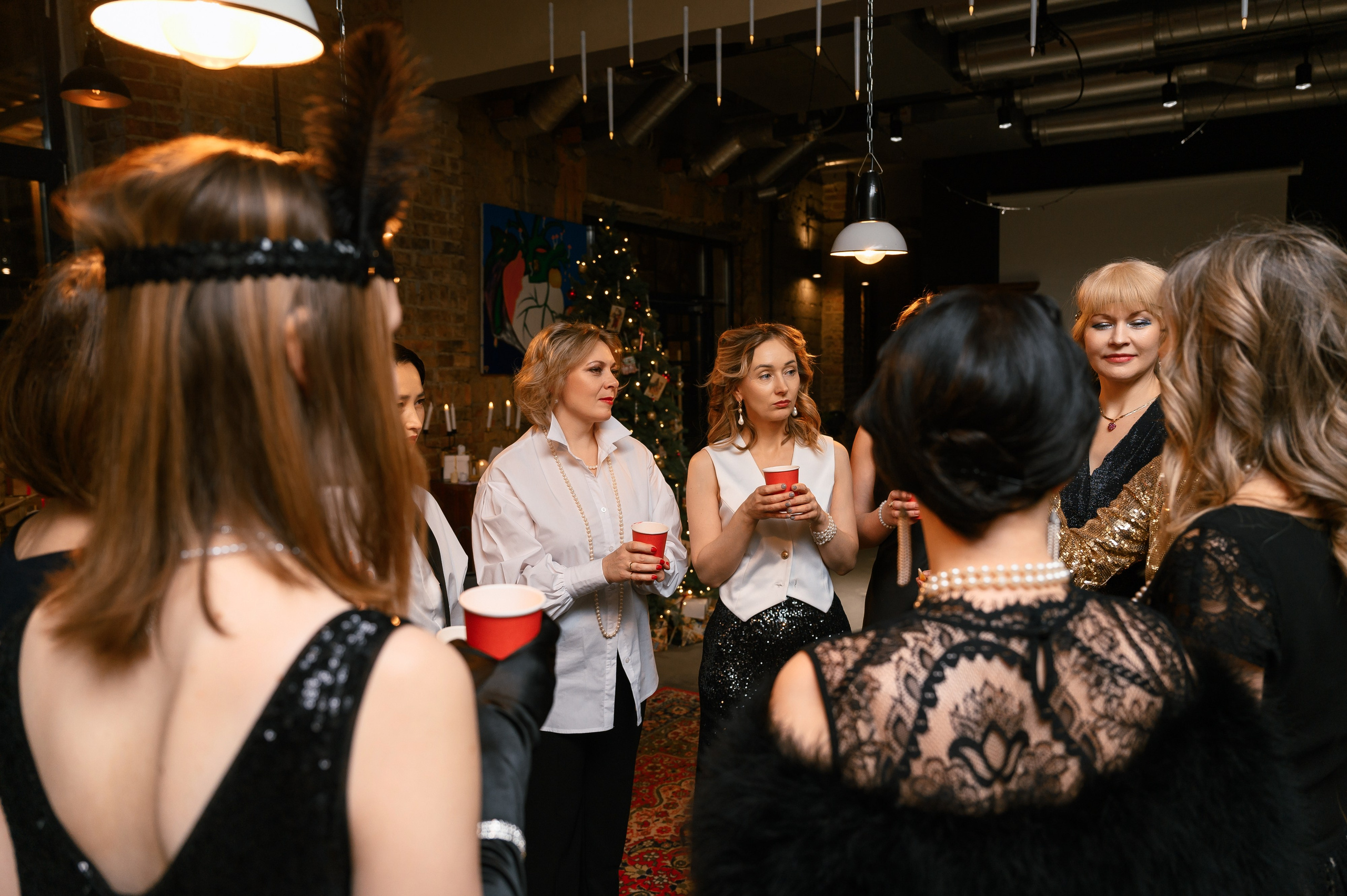 Корпоратив школы танцев в стиле «Мафия». Wedding and family photographer USA