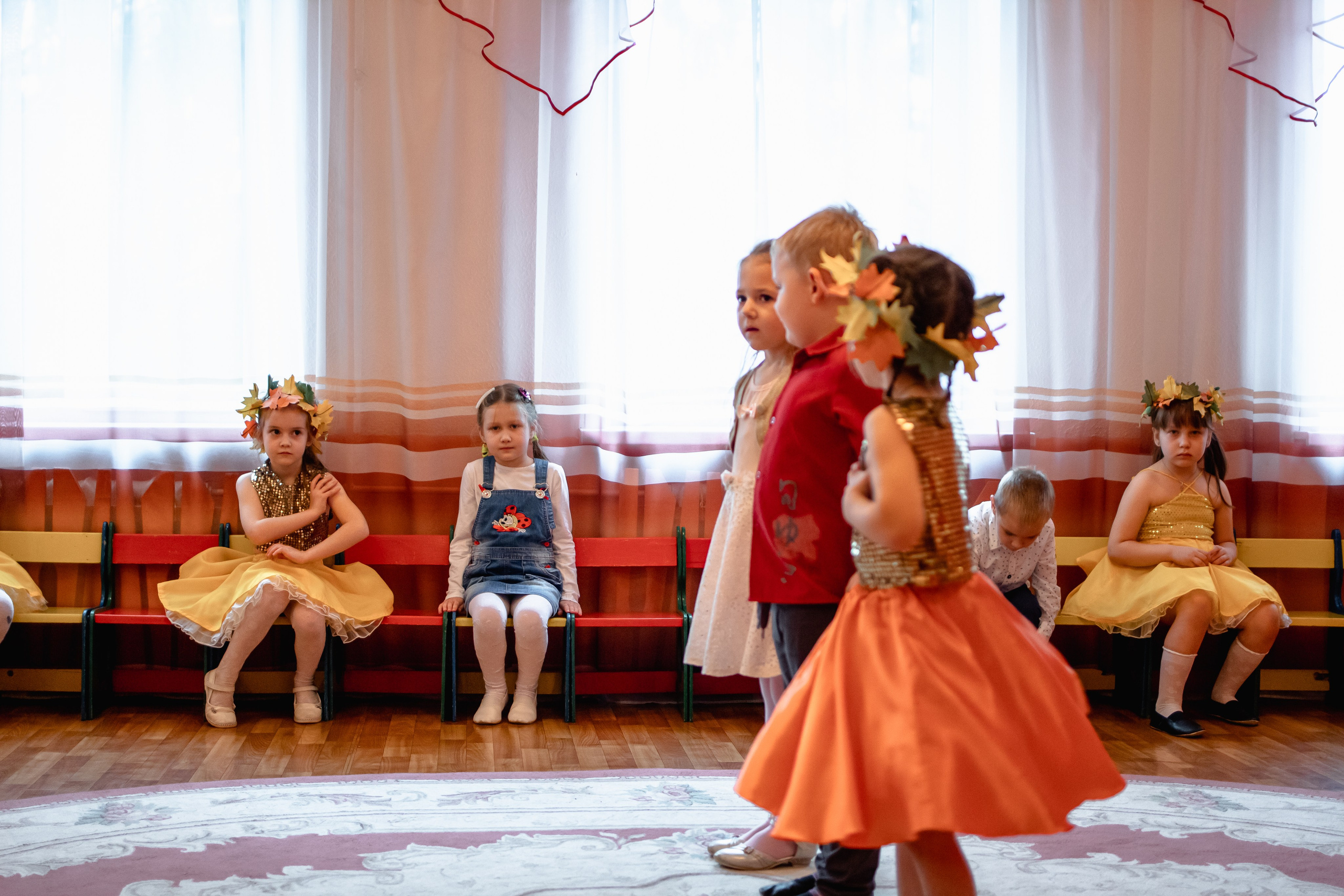 Осенний праздник в детском саду. Маргарита. Семейный фотограф в Минске Приболовец Светлана