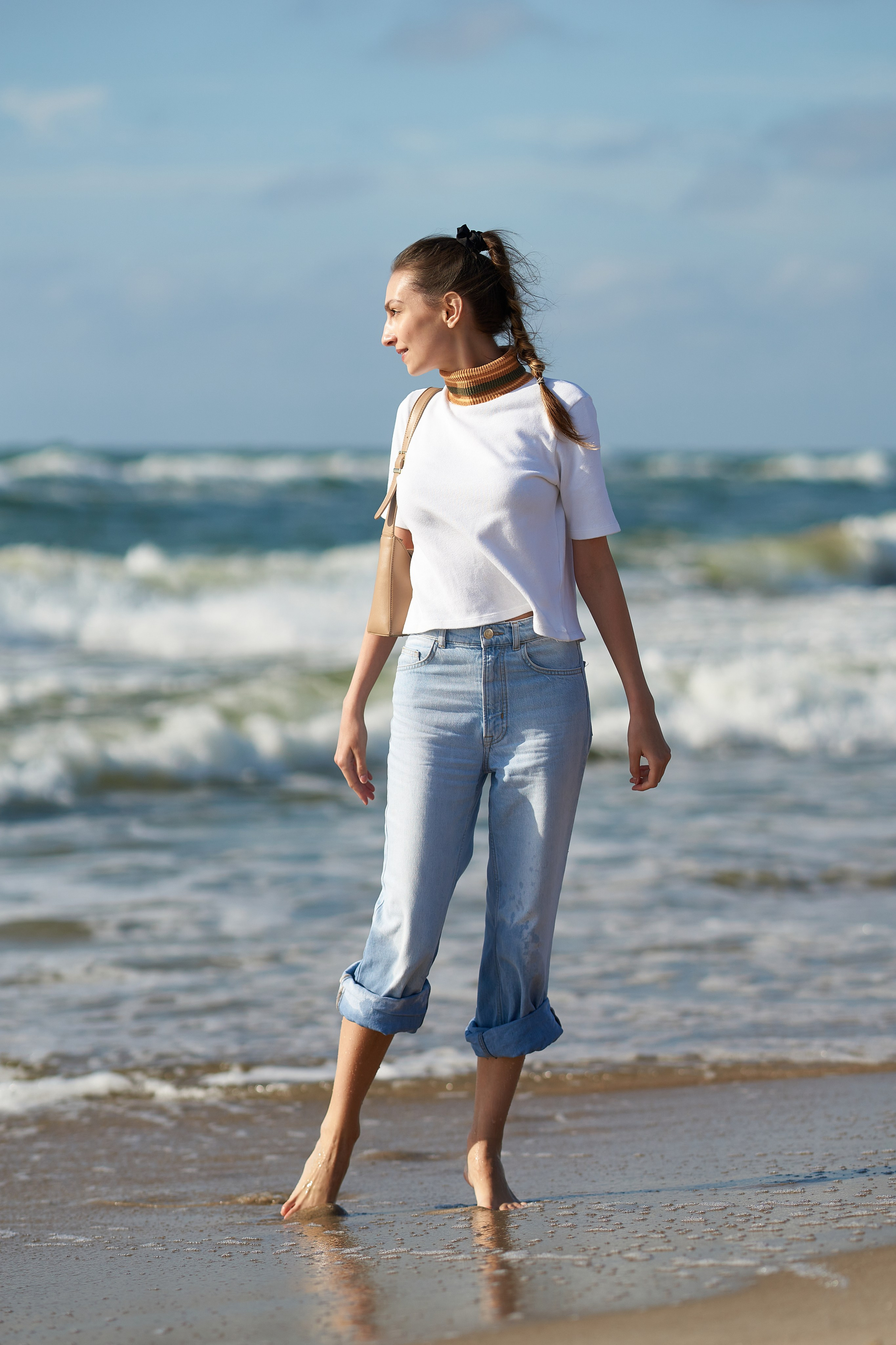 Фотосессия на Балтийском море. На Куршской косе