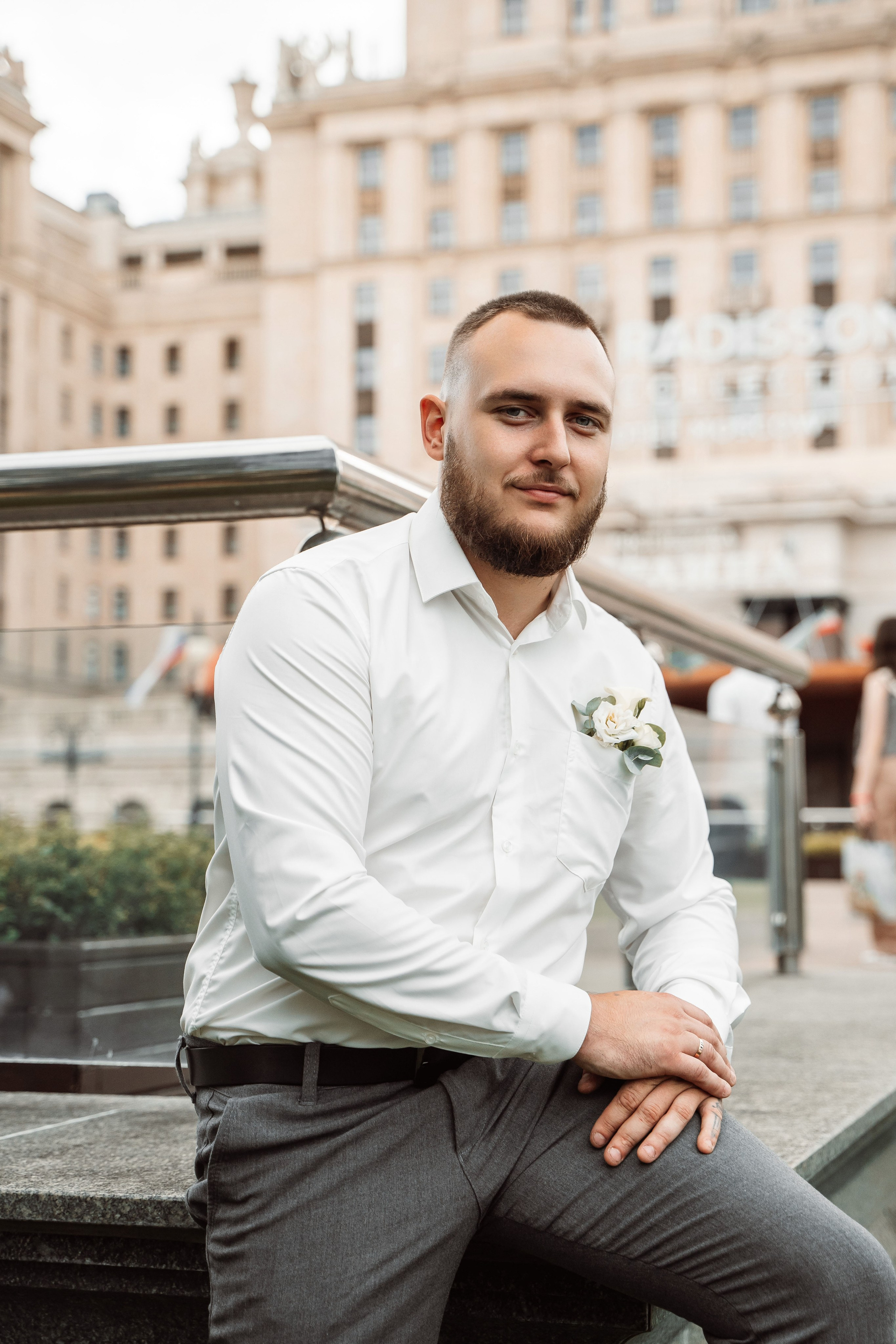 Елена и Александр. Регистрация и прогулка. Фотограф и видеограф в Москве и Московской области Мария Вишня