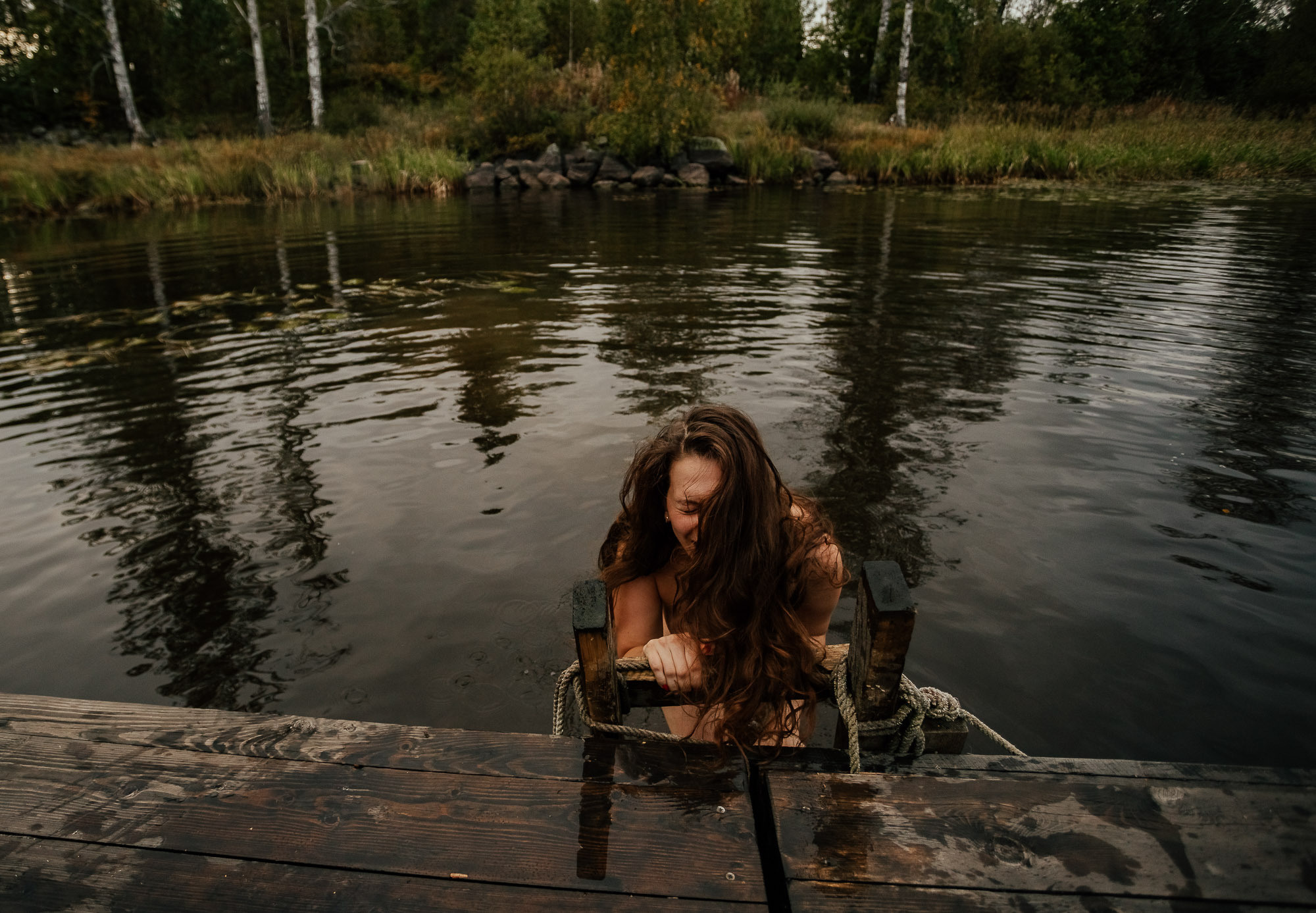 Total escape в Карелии. Женские выезды на Ладогу. Портретный и свадебный фотограф в Санкт-Петербурге Ольга Филиппова