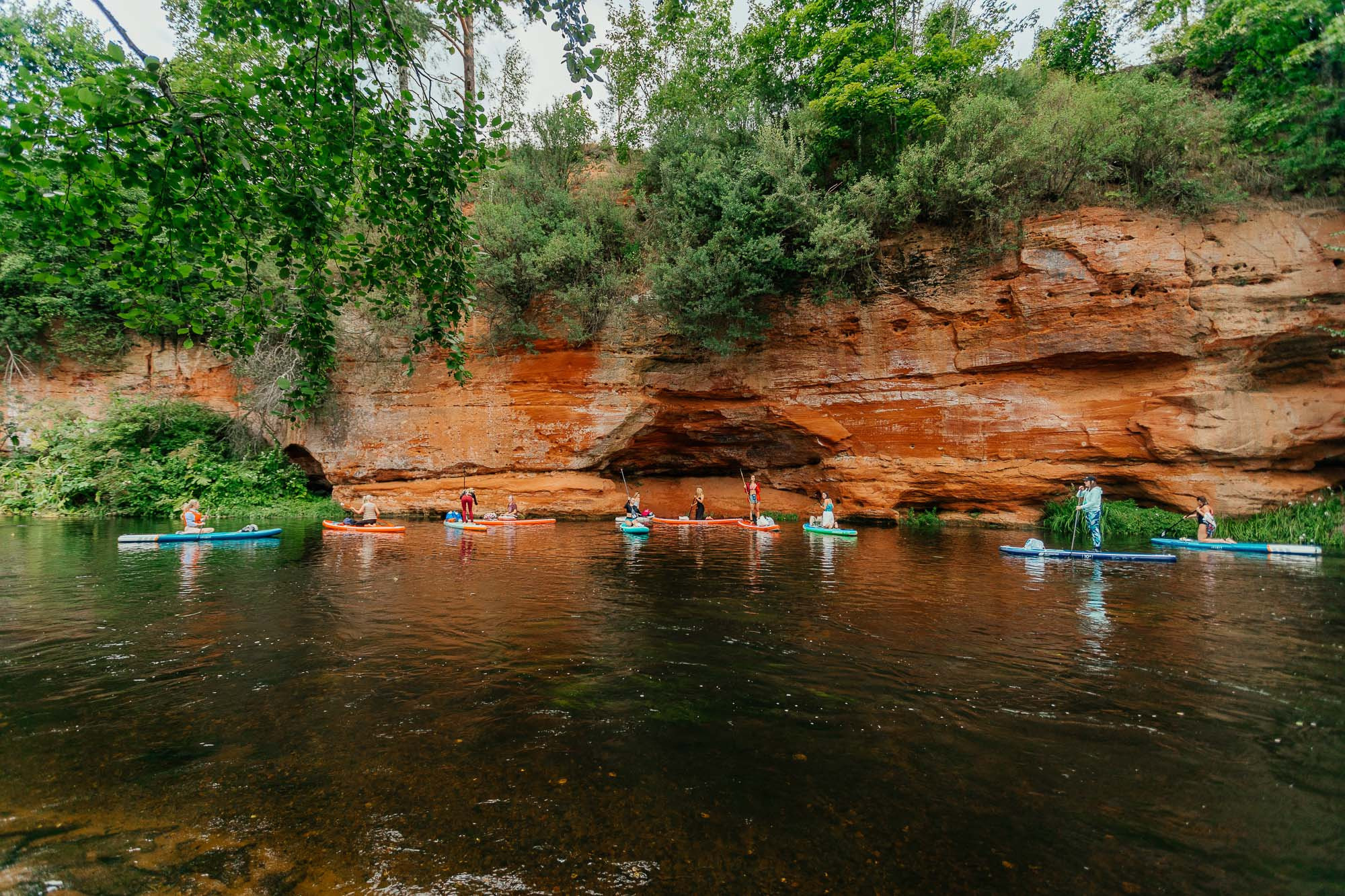 Сплав на сапах по реке Оредеж. Портретный и свадебный фотограф в Санкт-Петербурге Ольга Филиппова