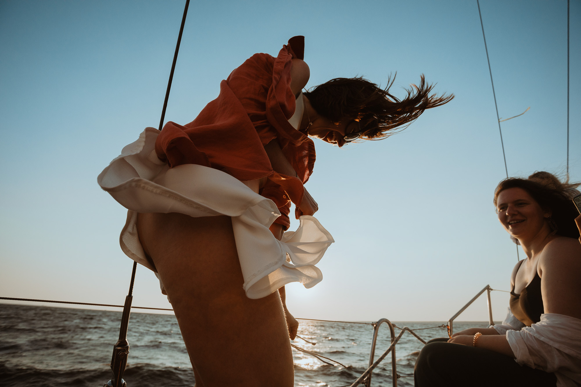 Прогулки на яхте в акватории Финского залива. Портретный и свадебный фотограф в Санкт-Петербурге Ольга Филиппова