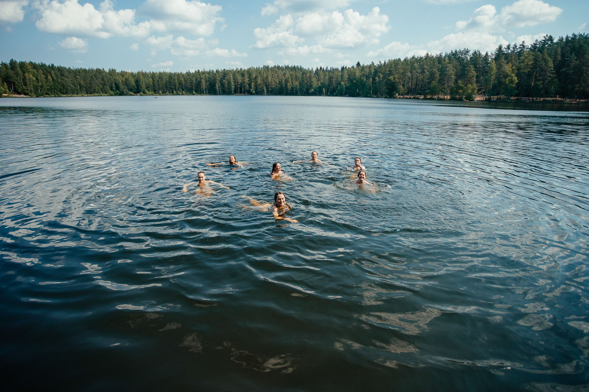 Женские бани на озере. Летом и зимой. Портретный и свадебный фотограф в Санкт-Петербурге Ольга Филиппова