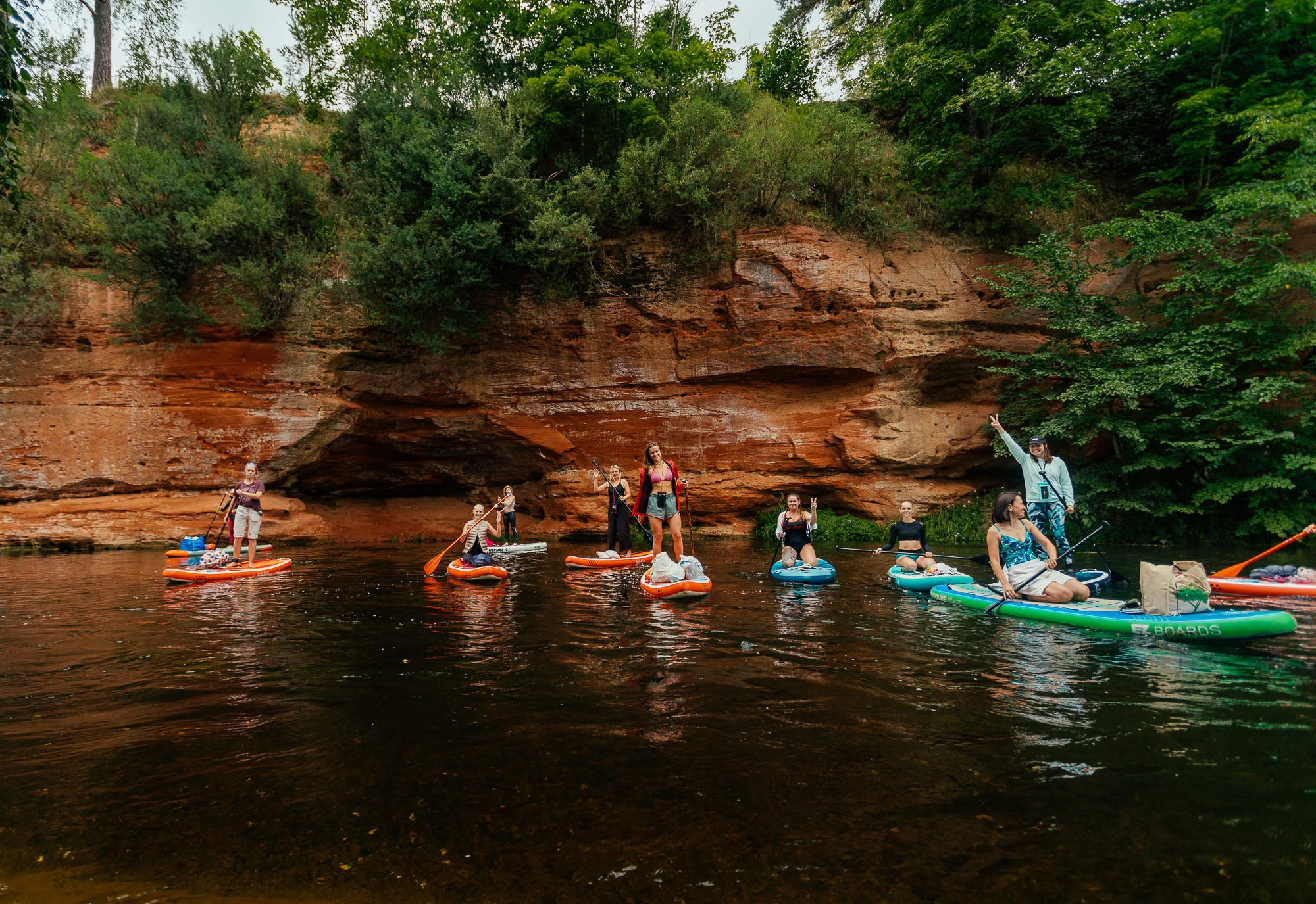 Сплав на сапах по реке Оредеж. Портретный и свадебный фотограф в Санкт-Петербурге Ольга Филиппова