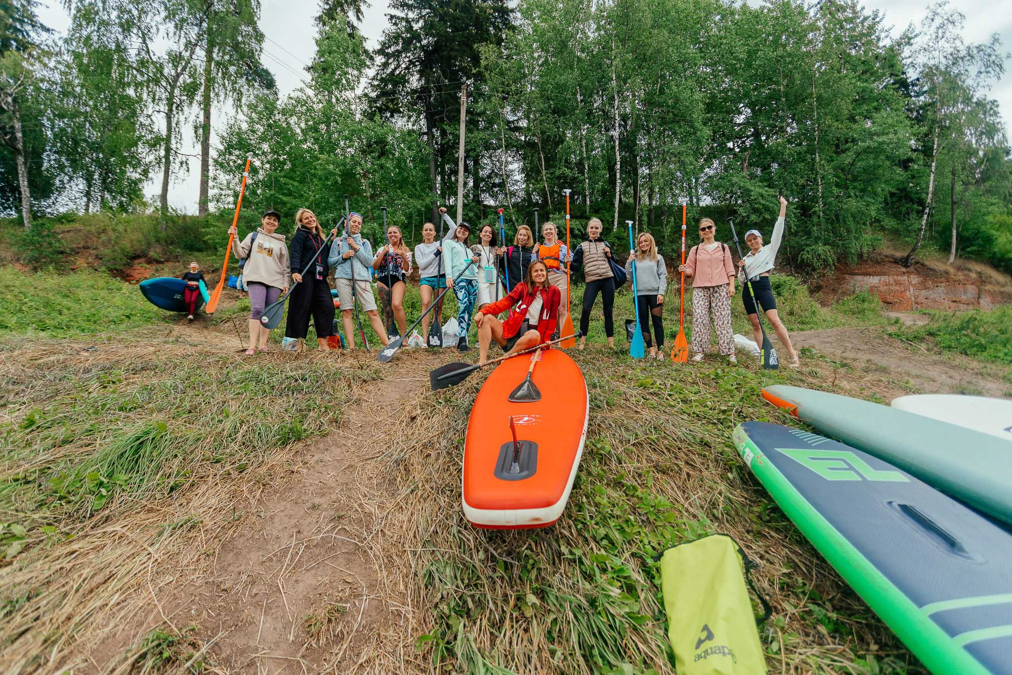 Сплав на сапах по реке Оредеж. Портретный и свадебный фотограф в Санкт-Петербурге Ольга Филиппова