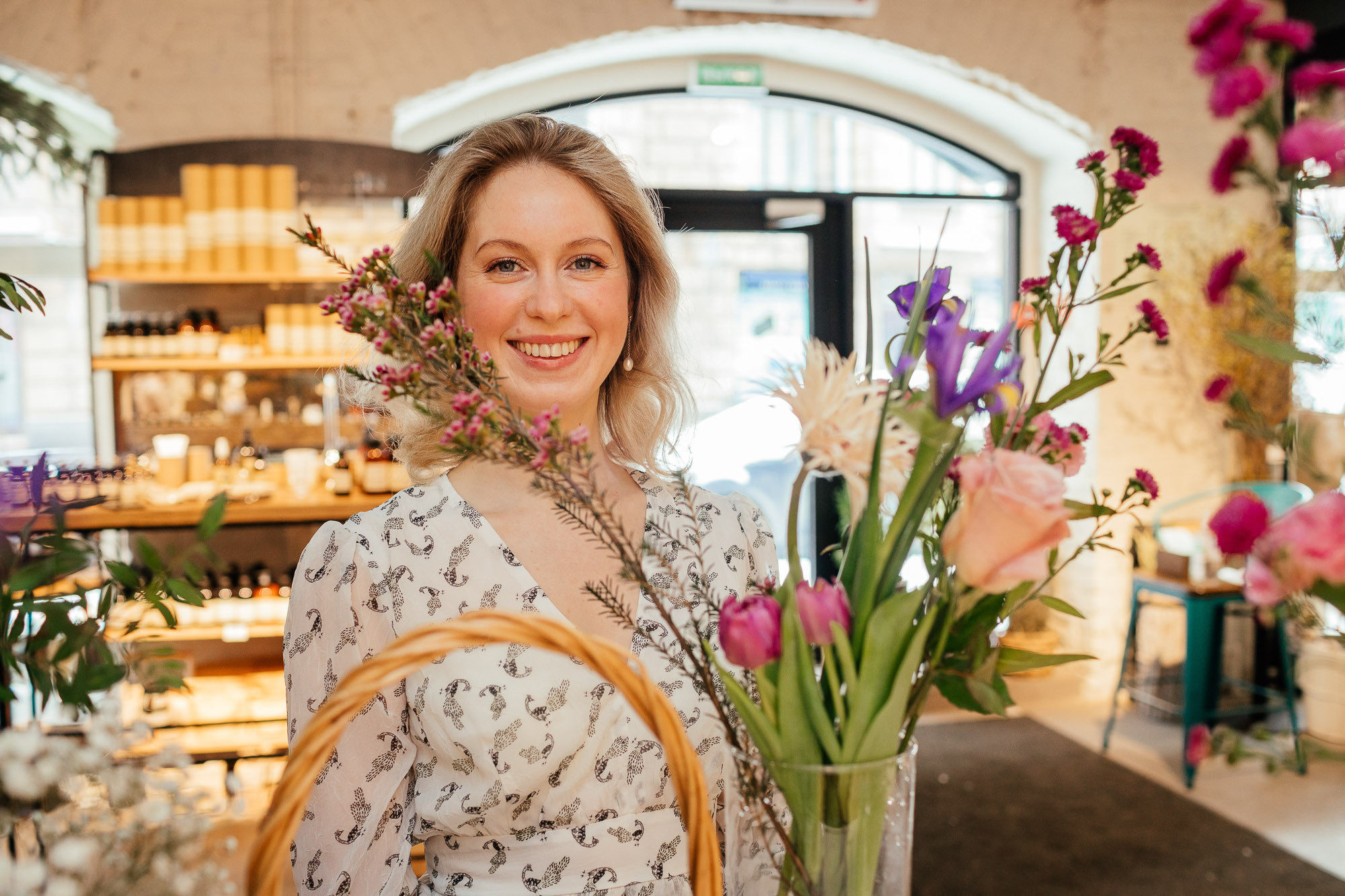 Цветочный мастер-класс в студии Kraft Flowers. Портретный и свадебный фотограф в Санкт-Петербурге Ольга Филиппова