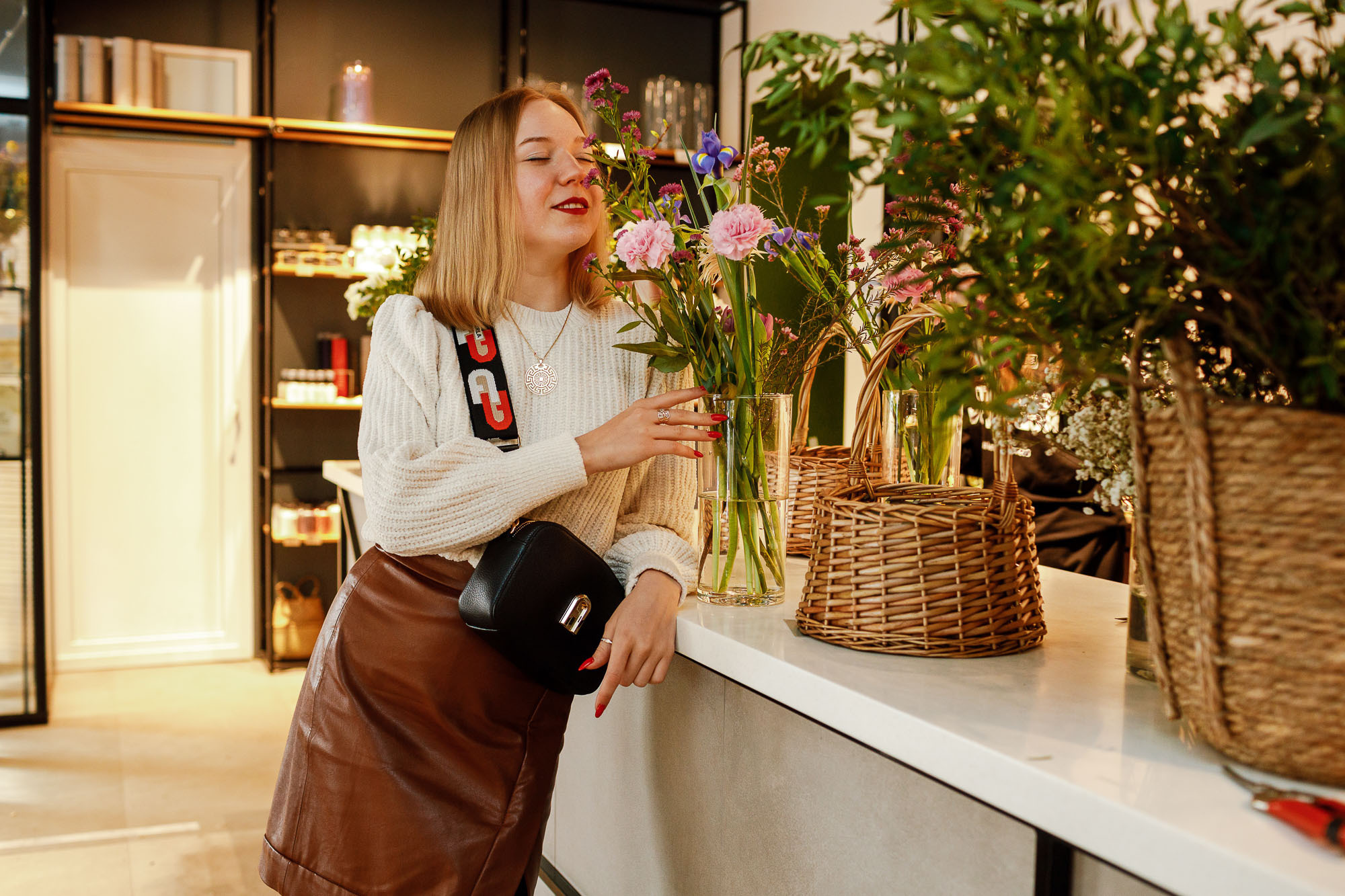 Цветочный мастер-класс в студии Kraft Flowers. Портретный и свадебный фотограф в Санкт-Петербурге Ольга Филиппова