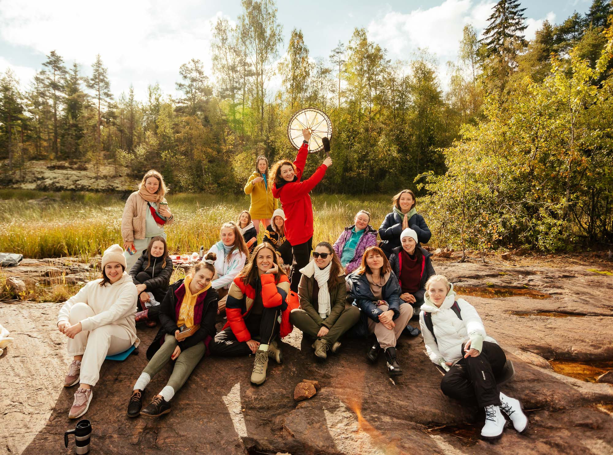 Total escape в Карелии. Женские выезды на Ладогу. Портретный и свадебный фотограф в Санкт-Петербурге Ольга Филиппова