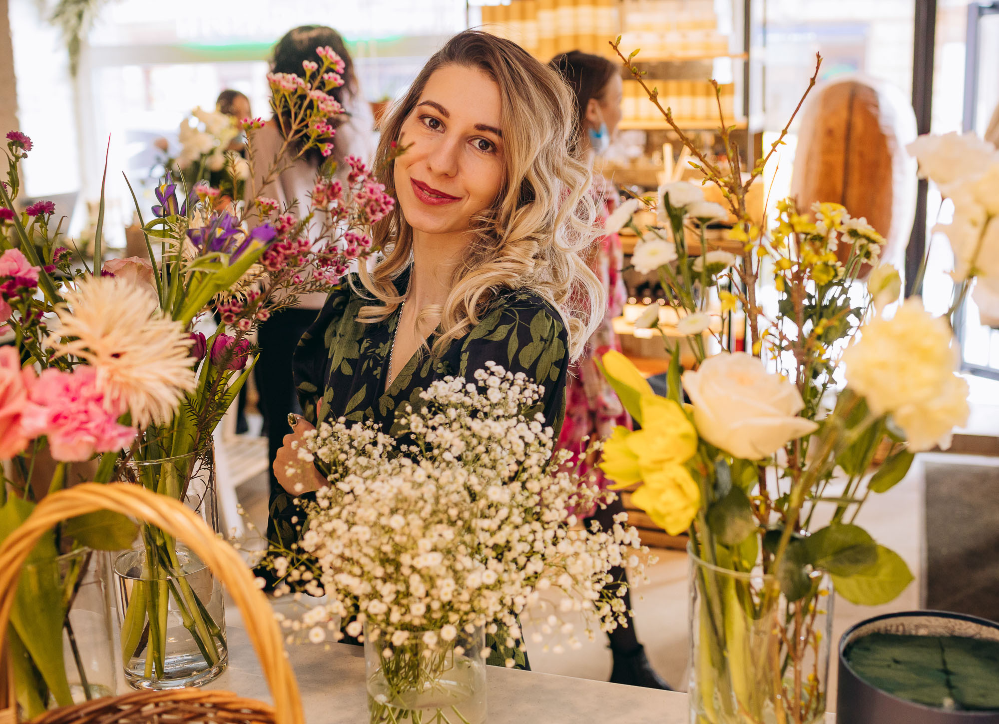 Цветочный мастер-класс в студии Kraft Flowers. Портретный и свадебный фотограф в Санкт-Петербурге Ольга Филиппова