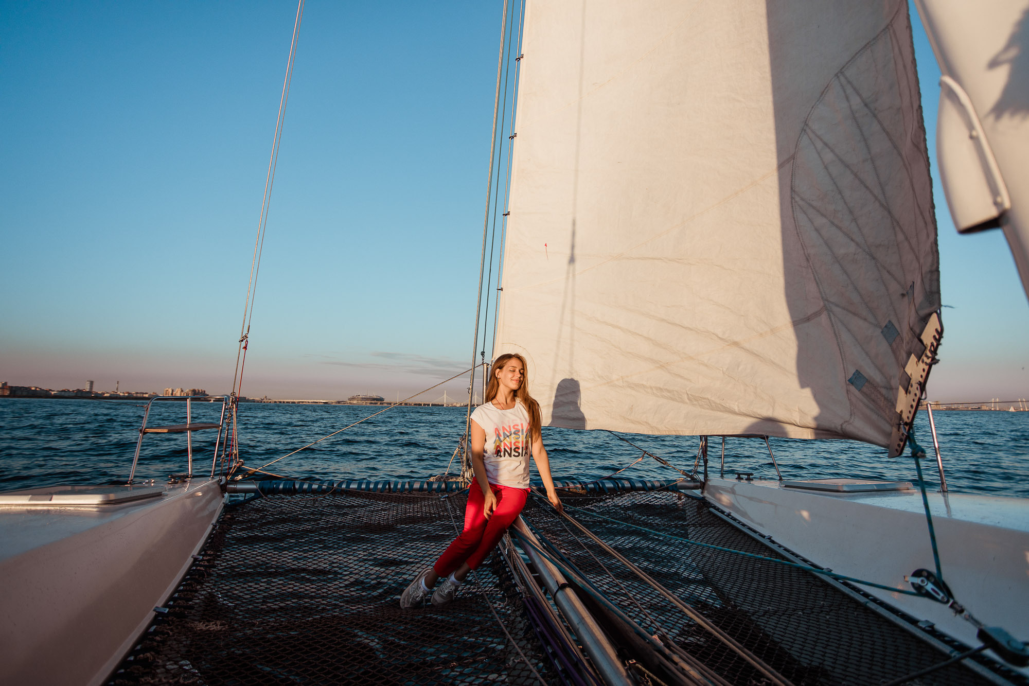 Прогулки на яхте в акватории Финского залива. Портретный и свадебный фотограф в Санкт-Петербурге Ольга Филиппова