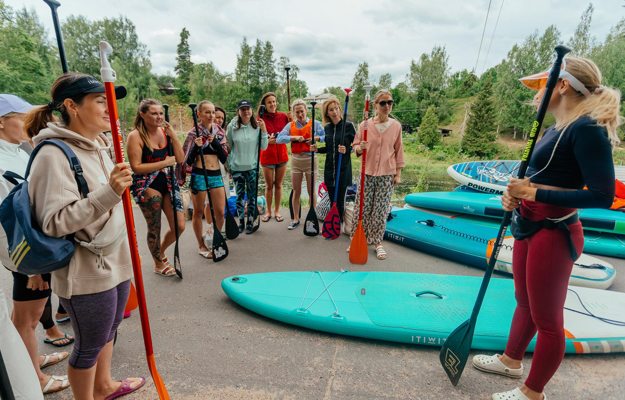 Сплав на сапах по реке Оредеж. Портретный и свадебный фотограф в Санкт-Петербурге Ольга Филиппова