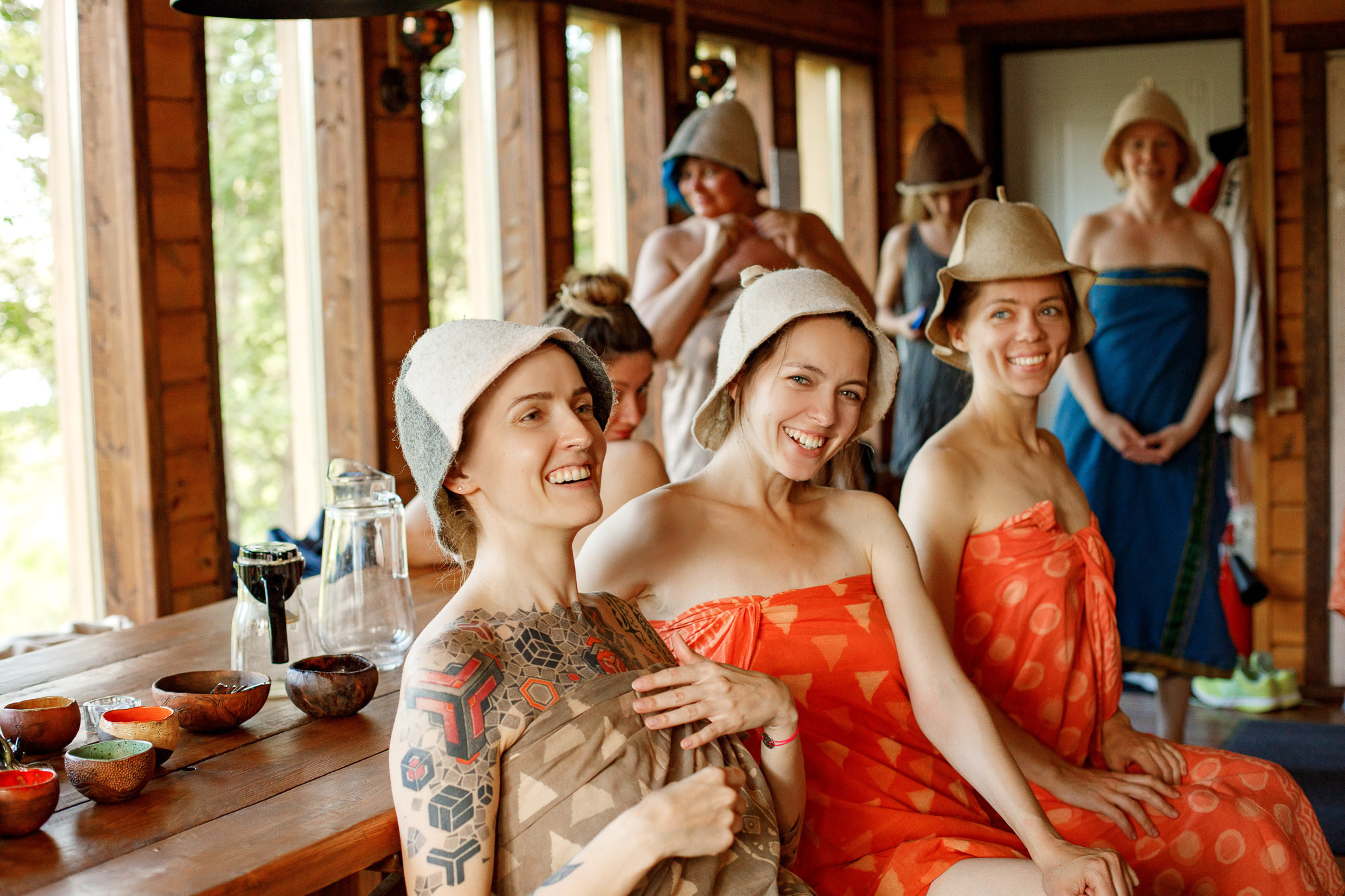 Total escape в Карелии. Женские выезды на Ладогу. Портретный и свадебный фотограф в Санкт-Петербурге Ольга Филиппова