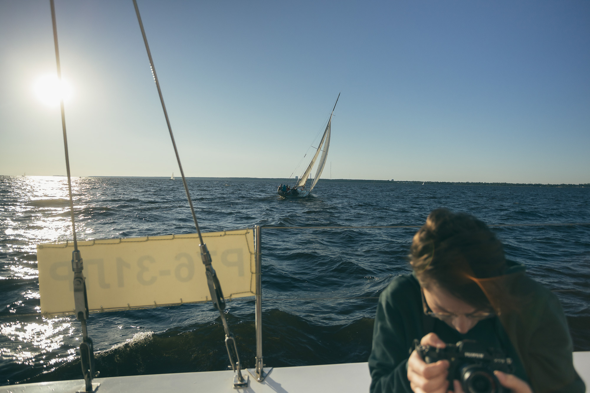 Прогулки на яхте в акватории Финского залива. Портретный и свадебный фотограф в Санкт-Петербурге Ольга Филиппова