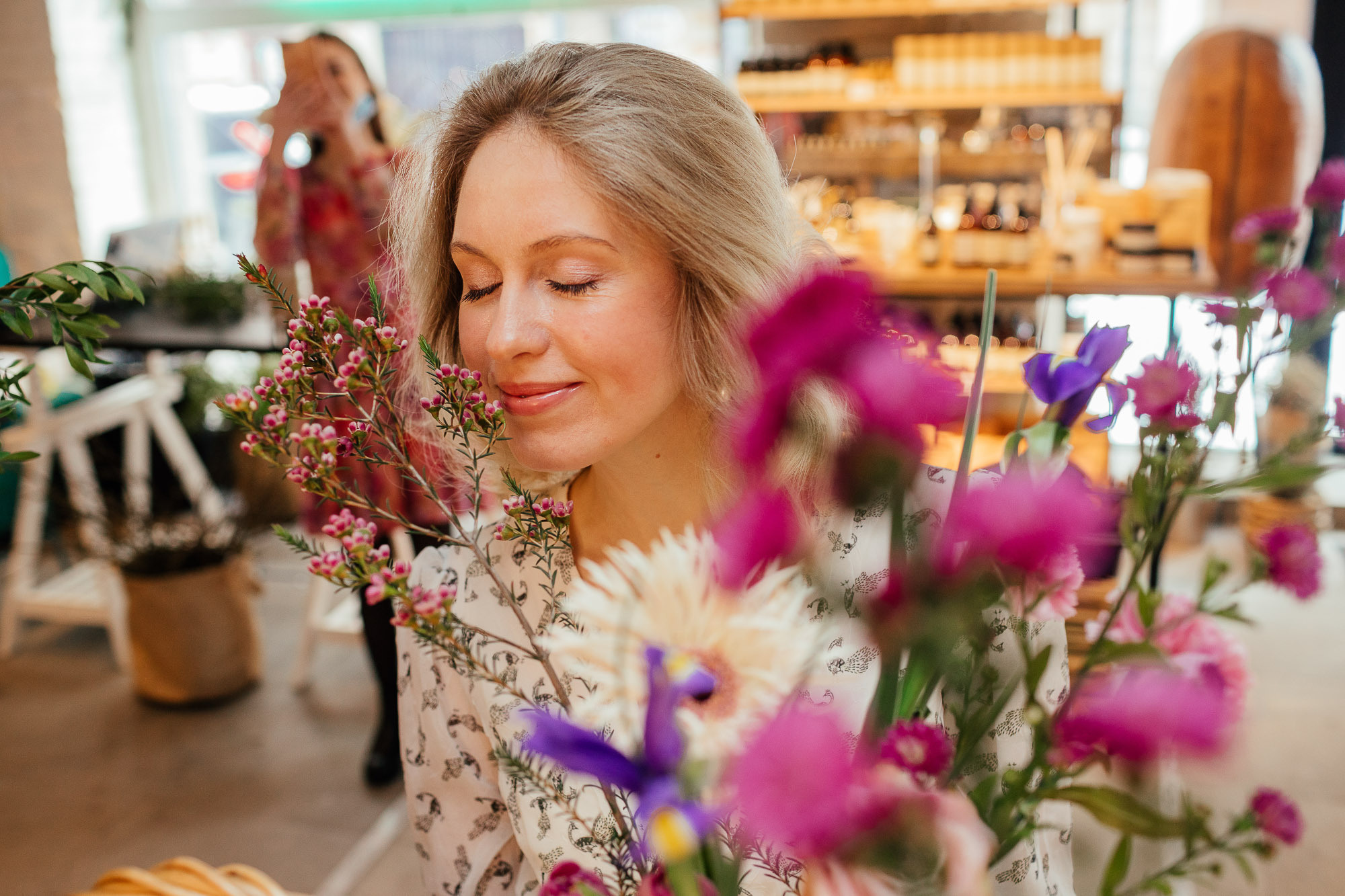 Цветочный мастер-класс в студии Kraft Flowers. Портретный и свадебный фотограф в Санкт-Петербурге Ольга Филиппова