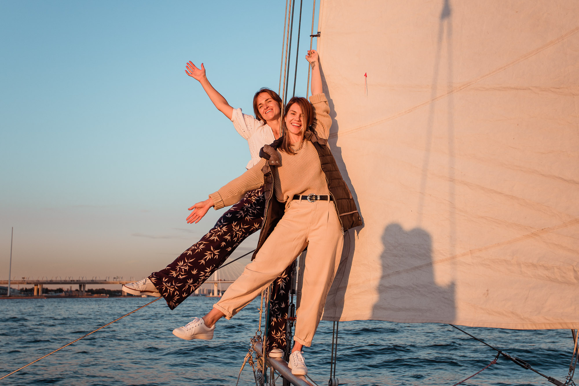 Прогулки на яхте в акватории Финского залива. Портретный и свадебный фотограф в Санкт-Петербурге Ольга Филиппова